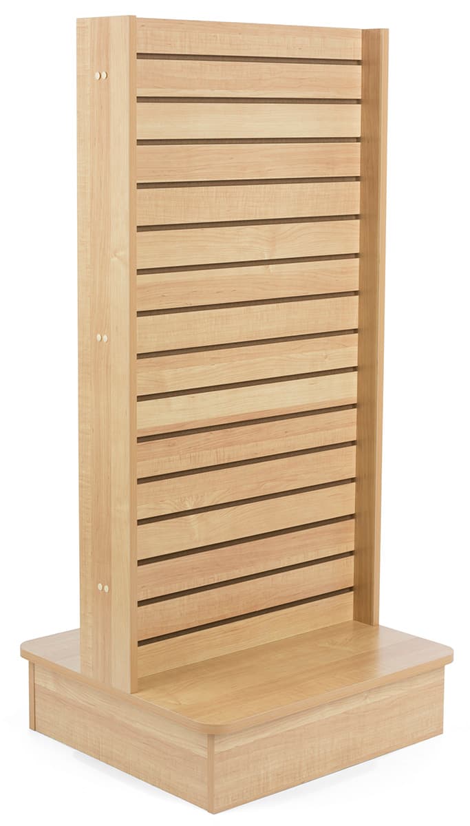 Double Sided Slatwall Panel Kiosk