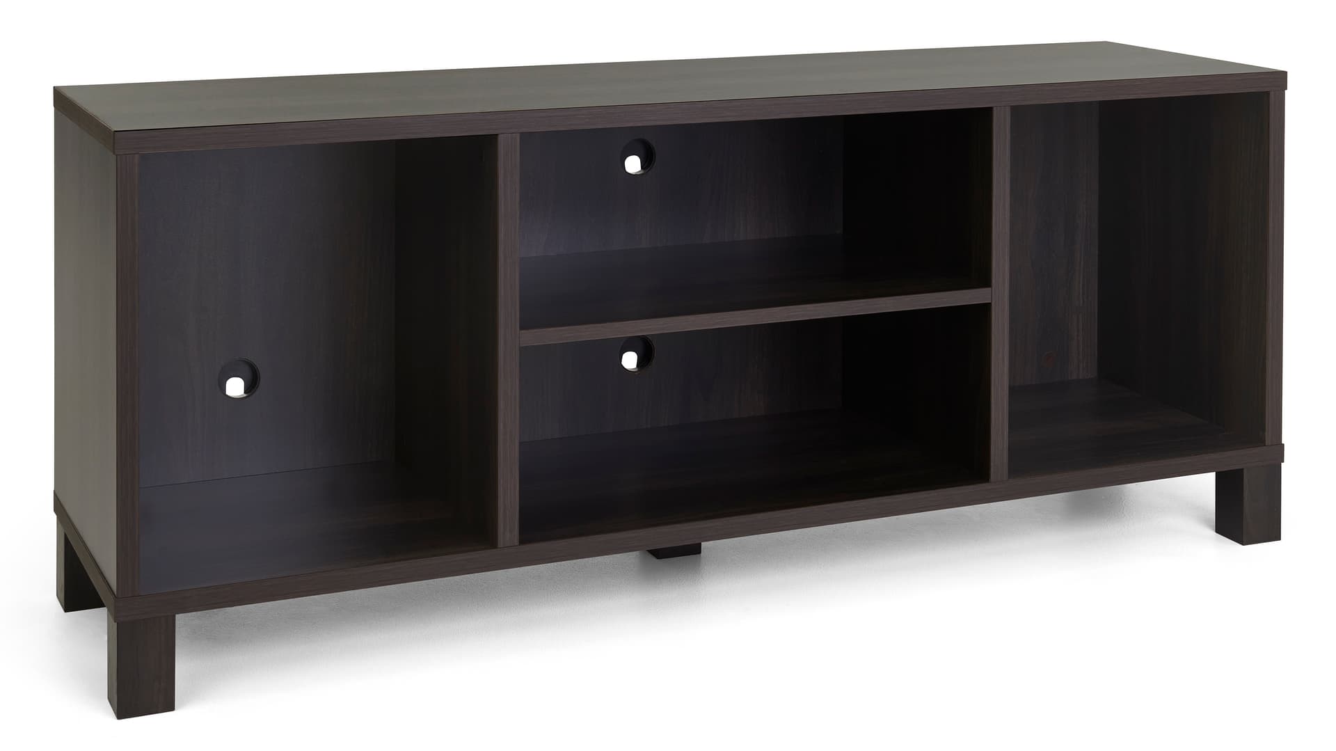 58-inch wood television console with particle board construction