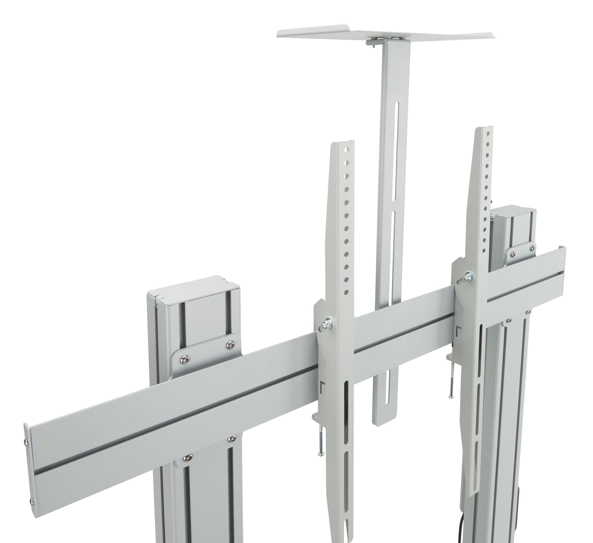 This mobile tv stand has a camera tray with an 11 pound weight capacity