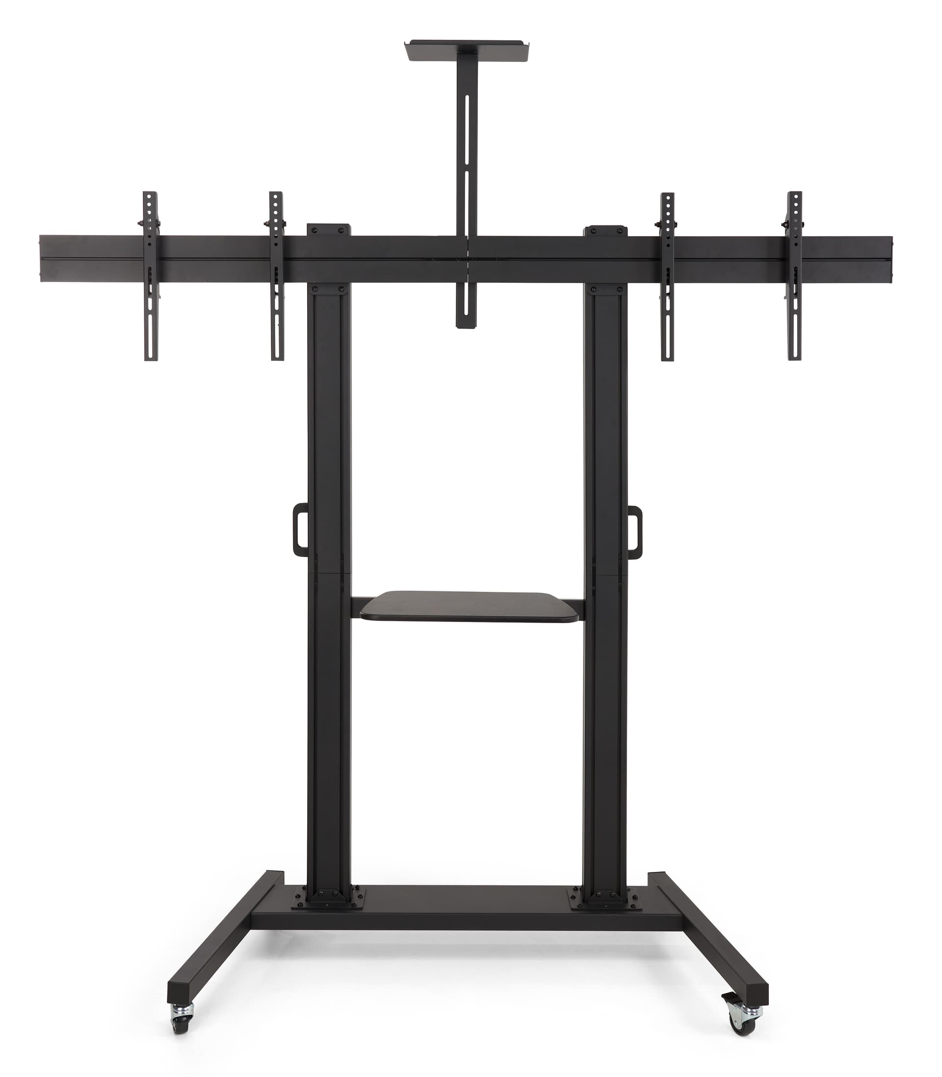 Double screen tv stand is VESA compatible 