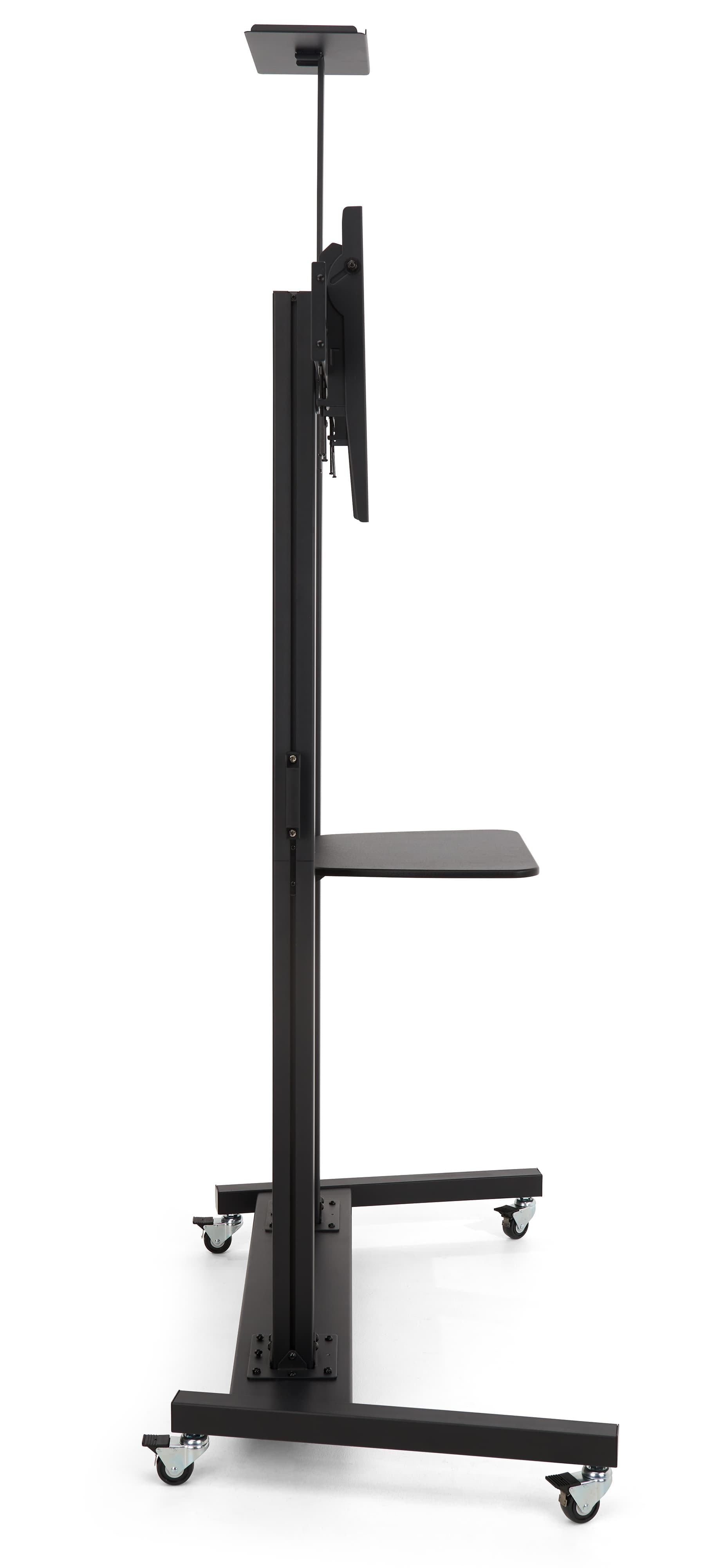 Double screen tv stand is made with steel