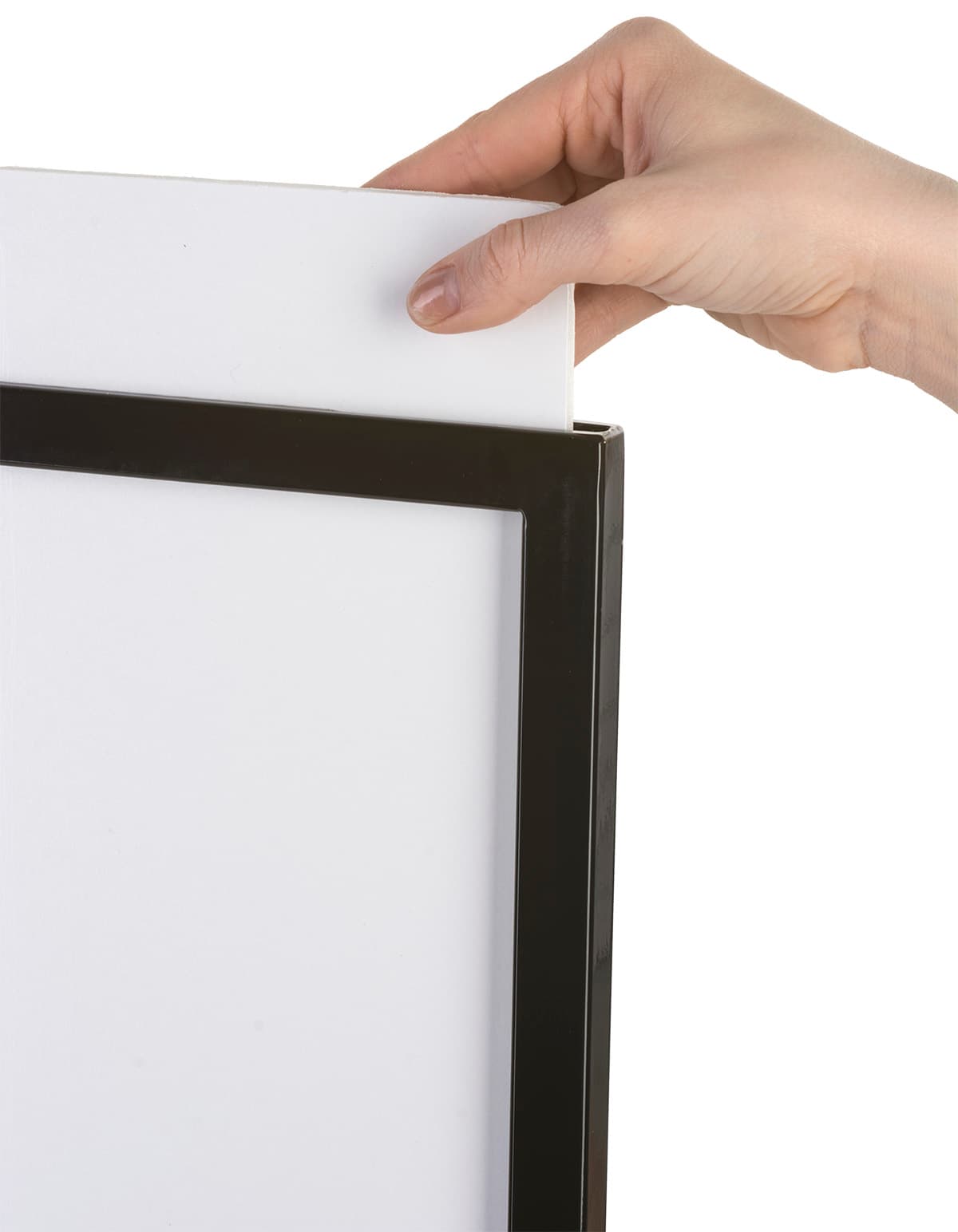 Double Sided 14" x 22" Black Poster Stand 