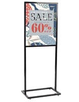 Sign frame with stable base