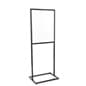 22" x 28" Floor Standing Sign Holder, Top Insert, Double-Sided, Levelers