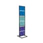 22" x 28" Floor Standing Sign Holder, Double-Sided - Black