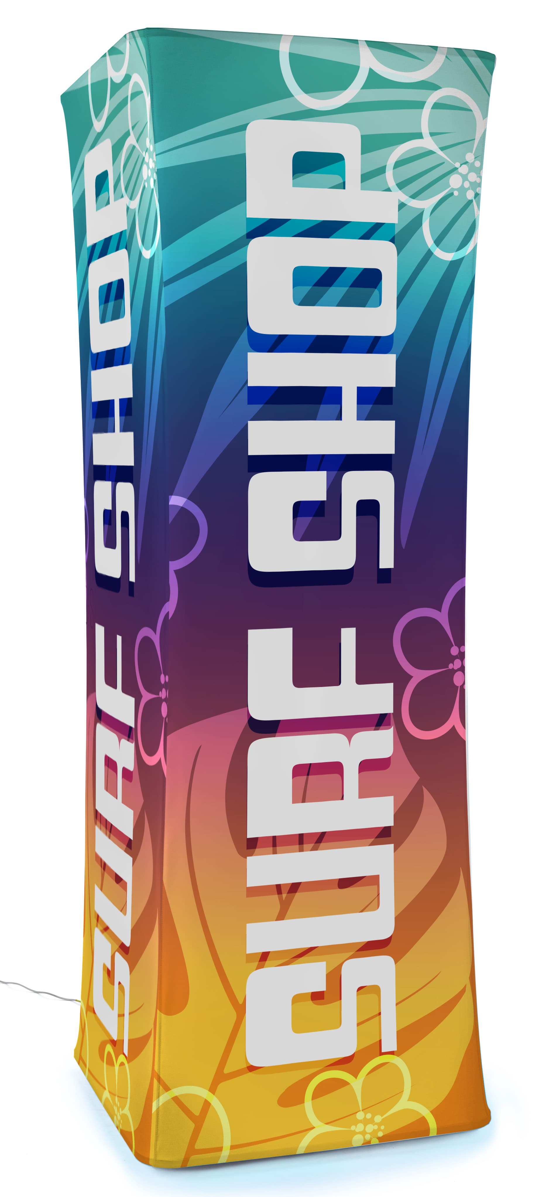 Backlit tower graphic for TWRWL8KT