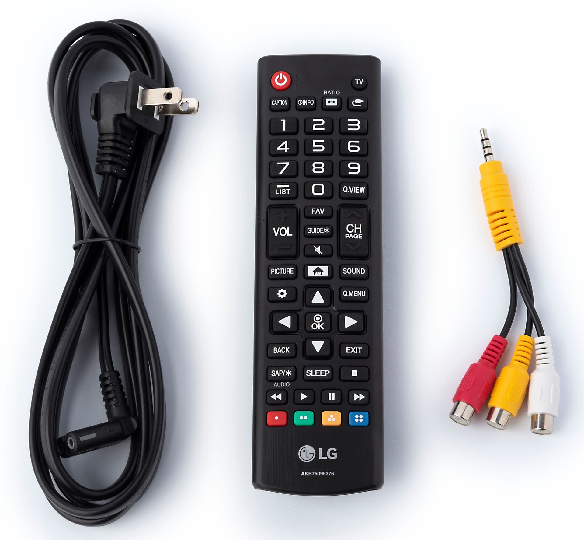 98” commercial display monitor with remote control and power cord
