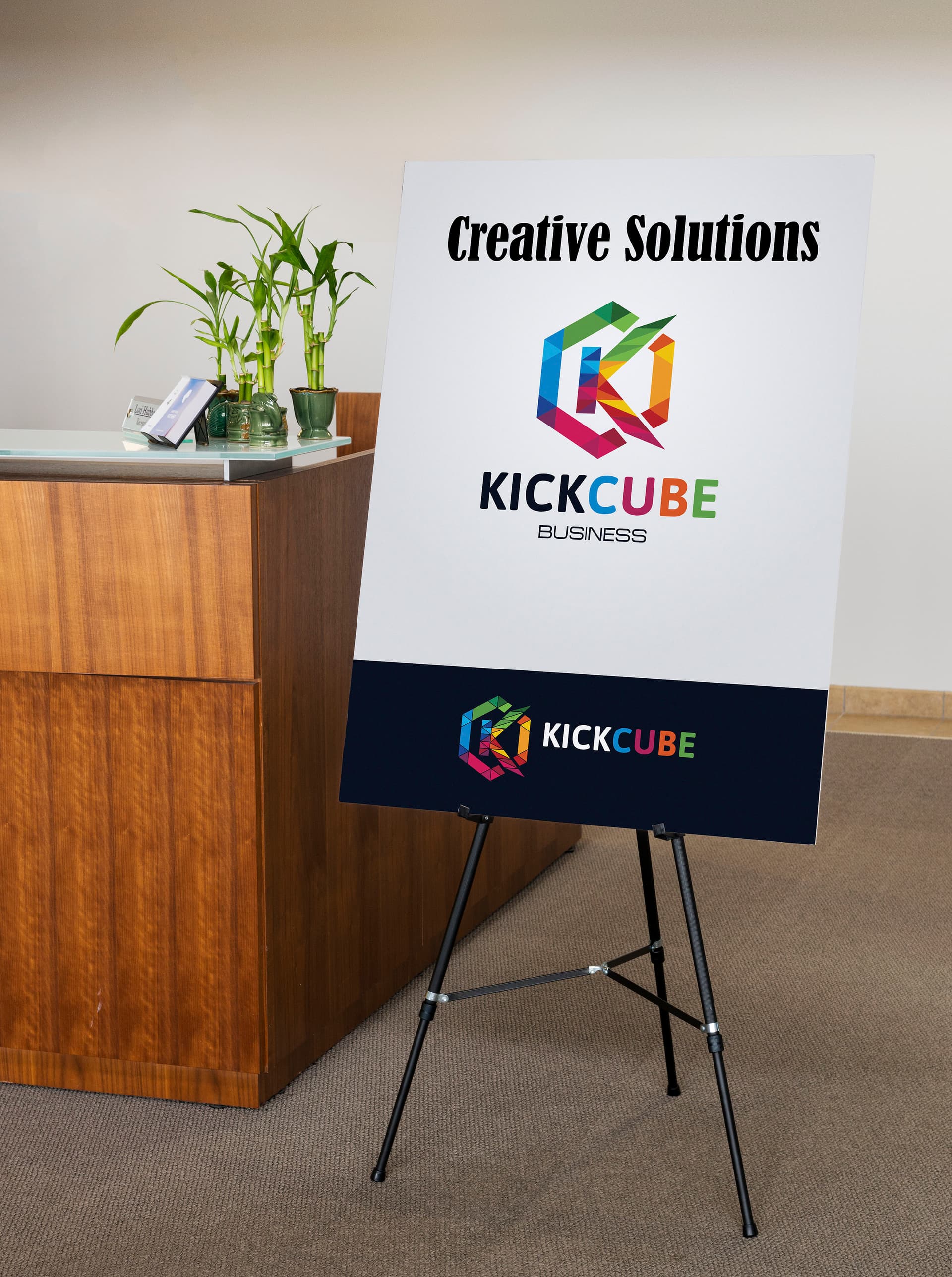 Coroplast signs with full bleed printing 