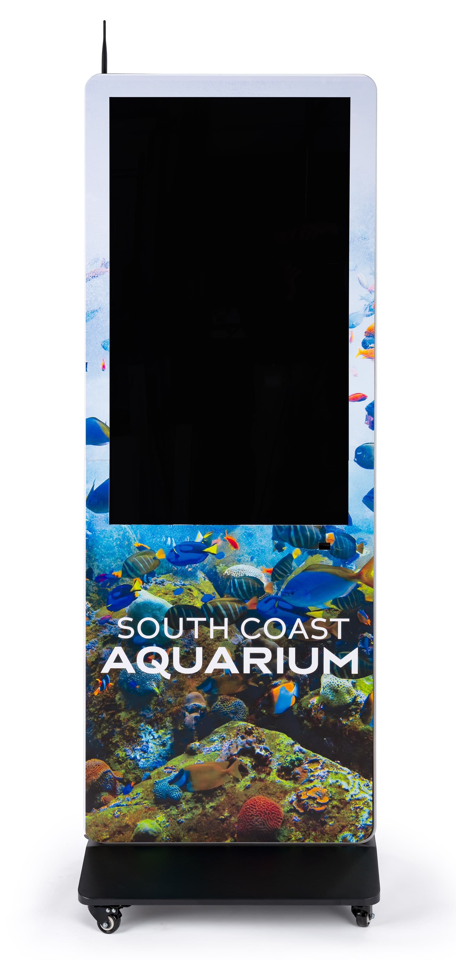 Custom printed front face sign for sbxs/dgfs series 43" kiosks with adhesive tape
