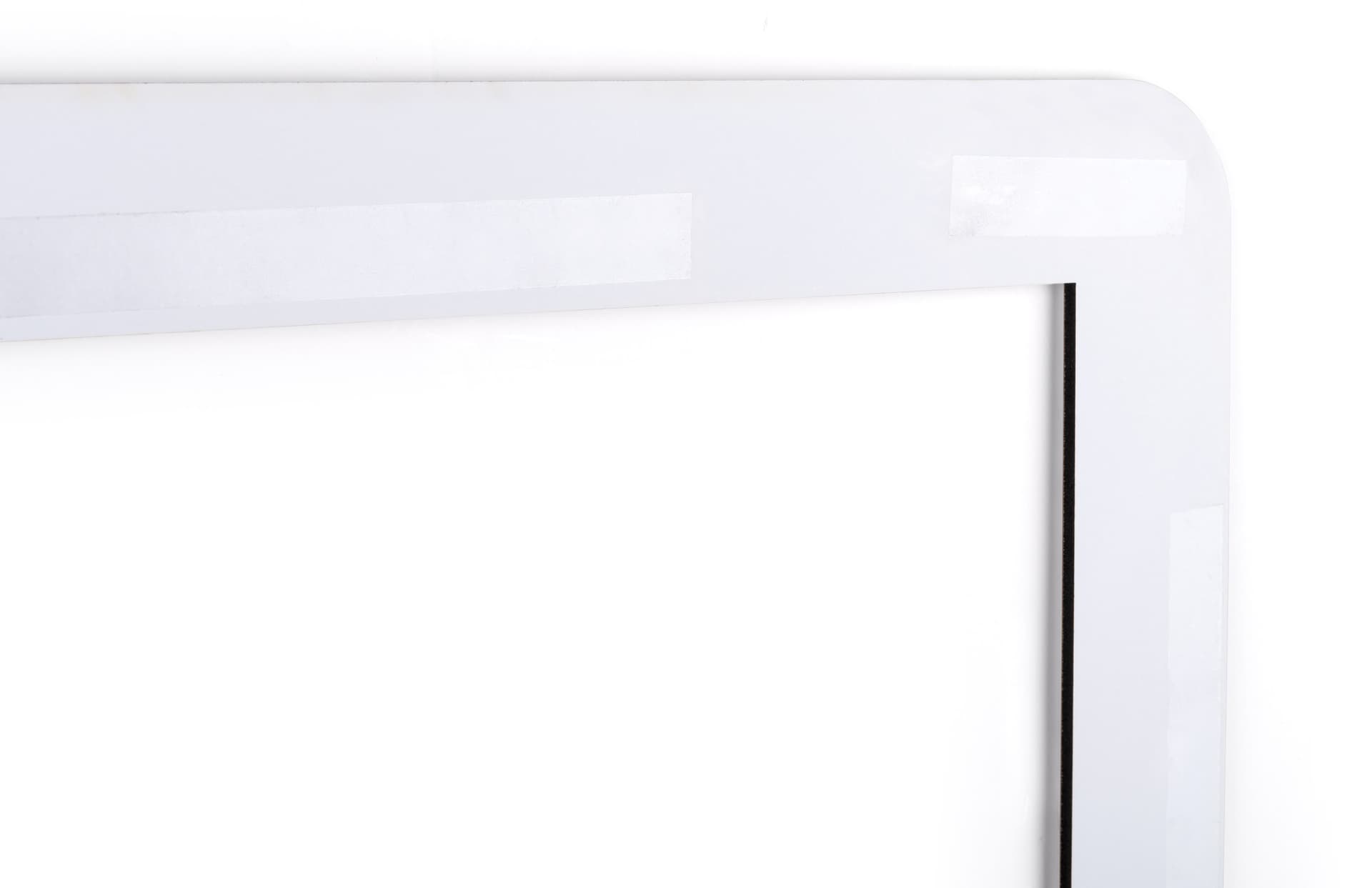 Adhesive backed custom printed front face sign for sbxs/dgfs series 43" kiosks
