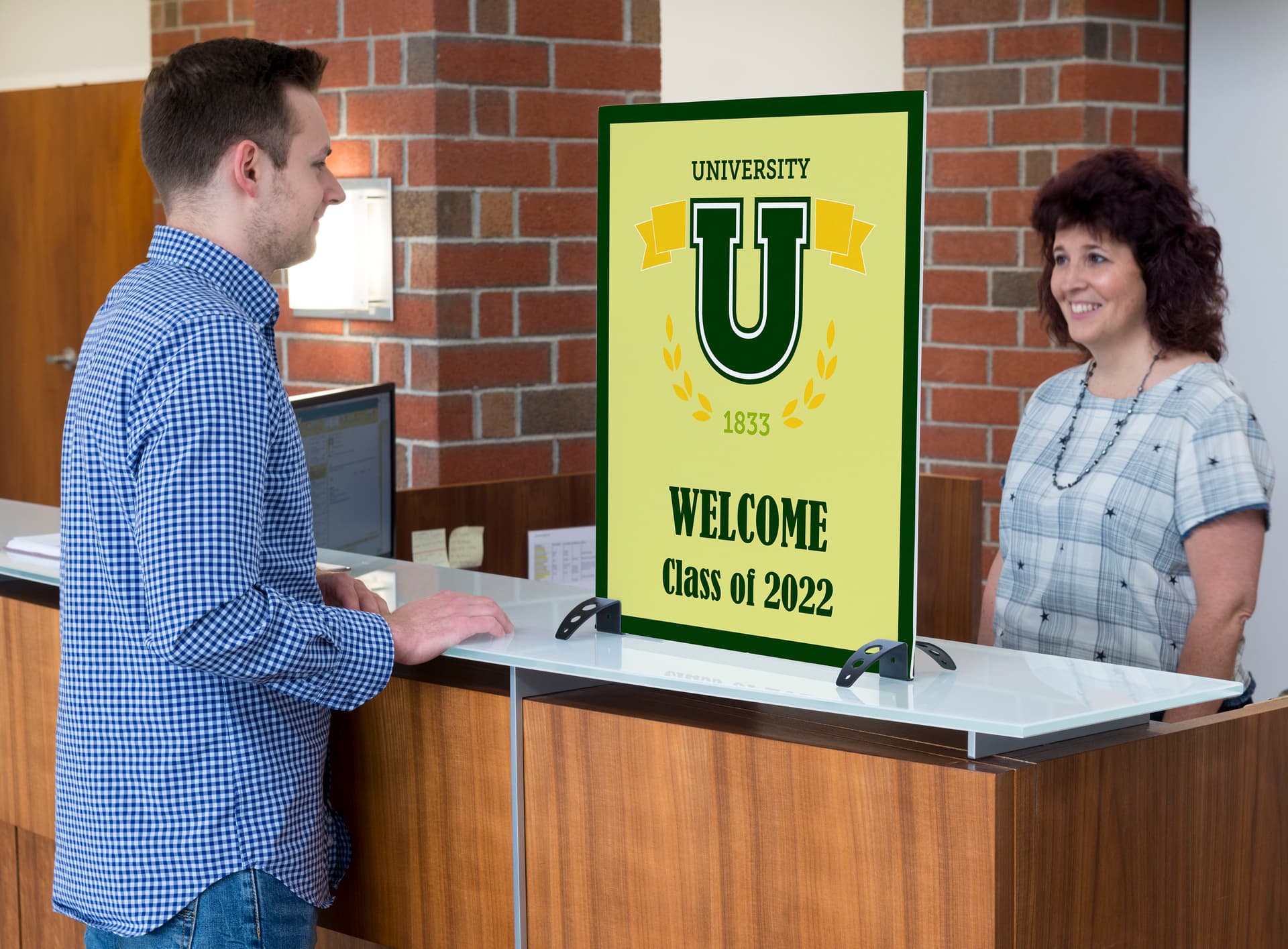 Custom foam board signs for wall or easel mounting 