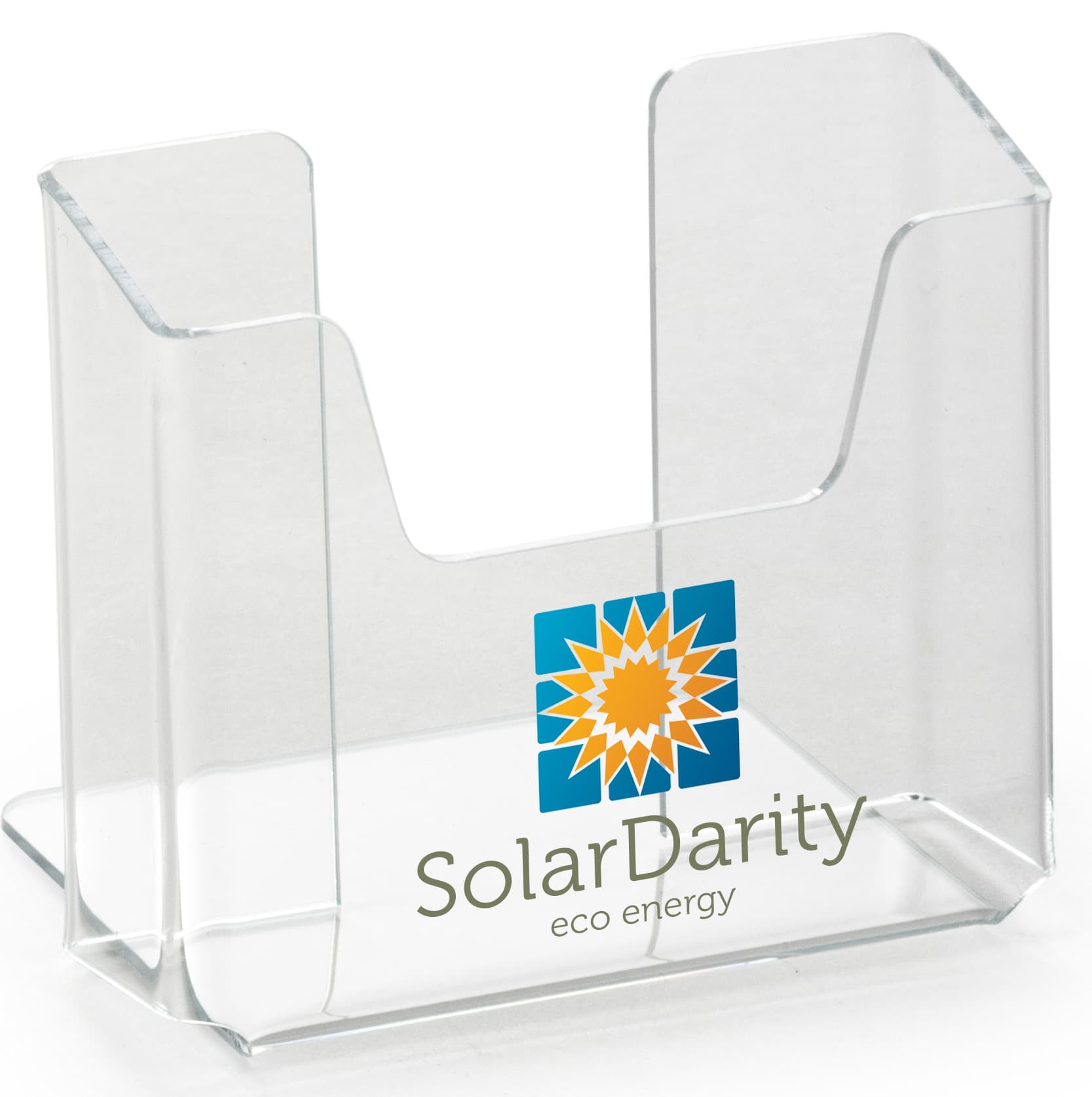 4" Acrylic Custom Short Brochure Holder