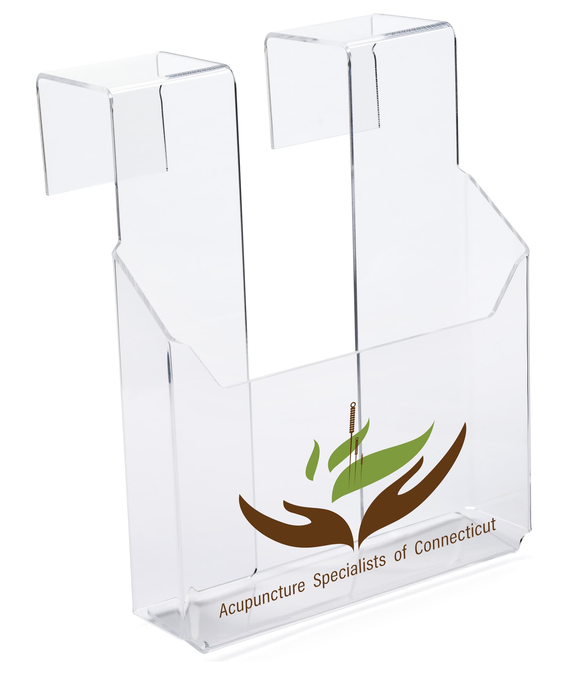 Hanging Literature Holder with Custom Printed UV Graphics