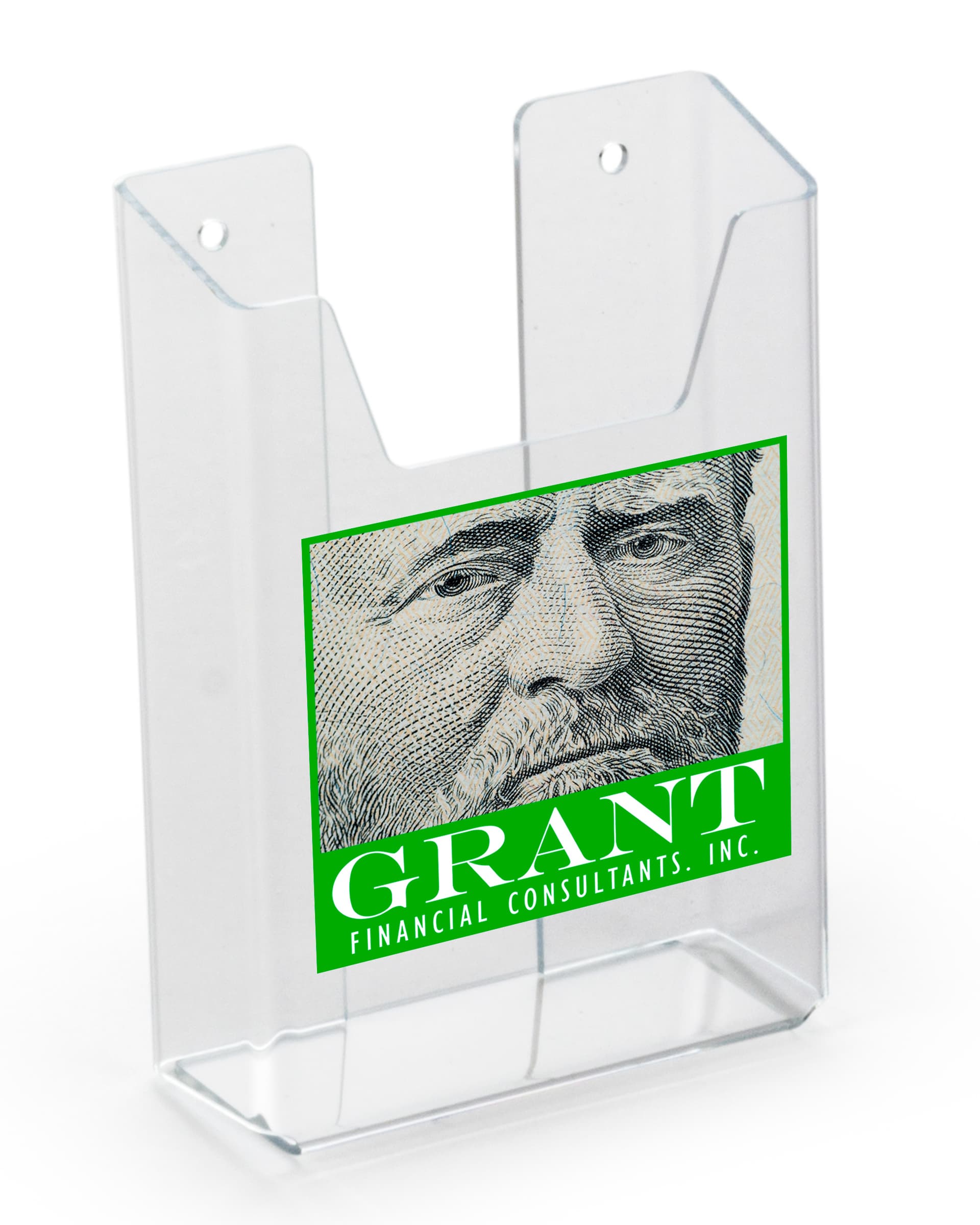 Custom Wall Mount Brochure Holder