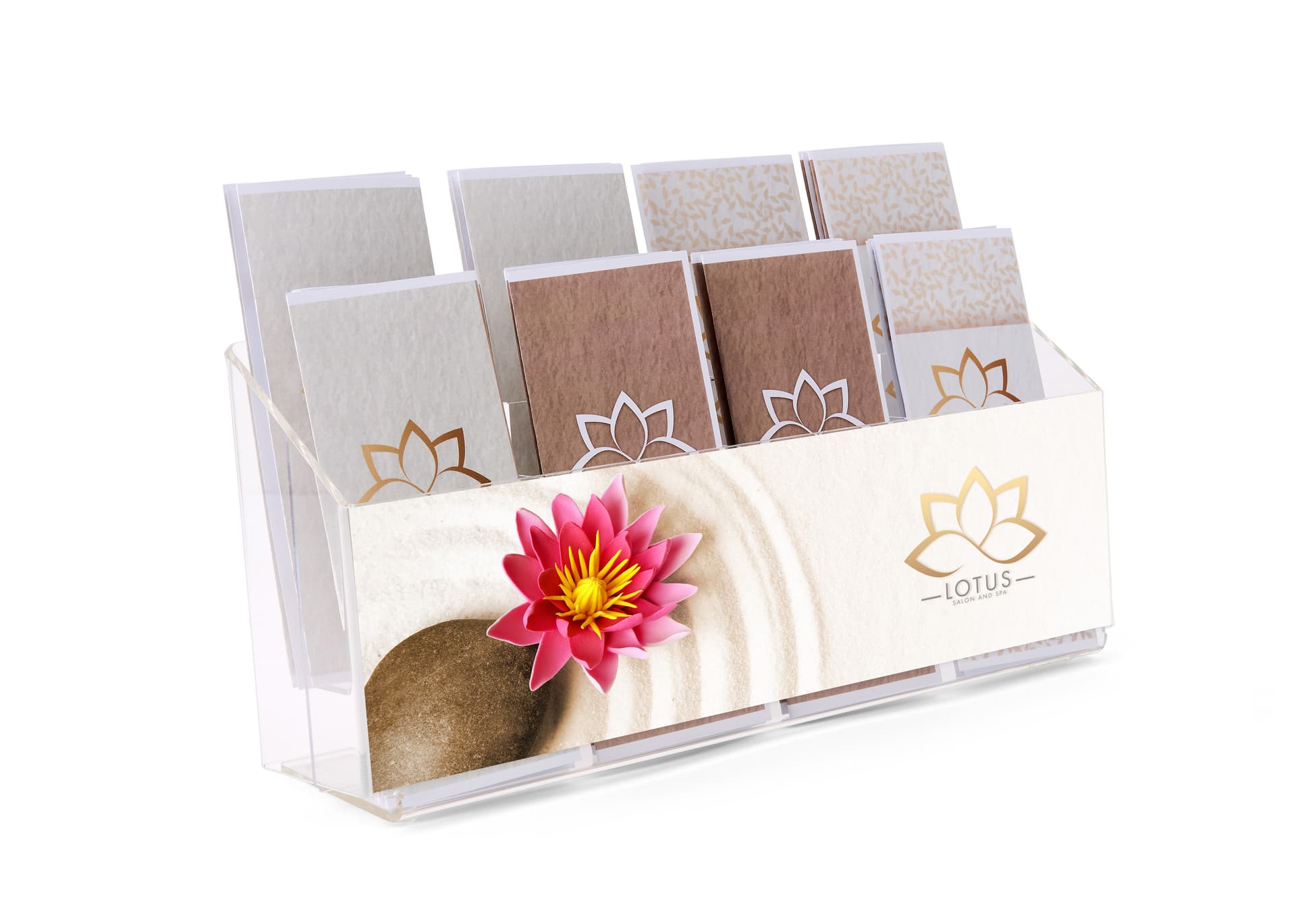 Printed Leaflet Holder with 8 Pockets