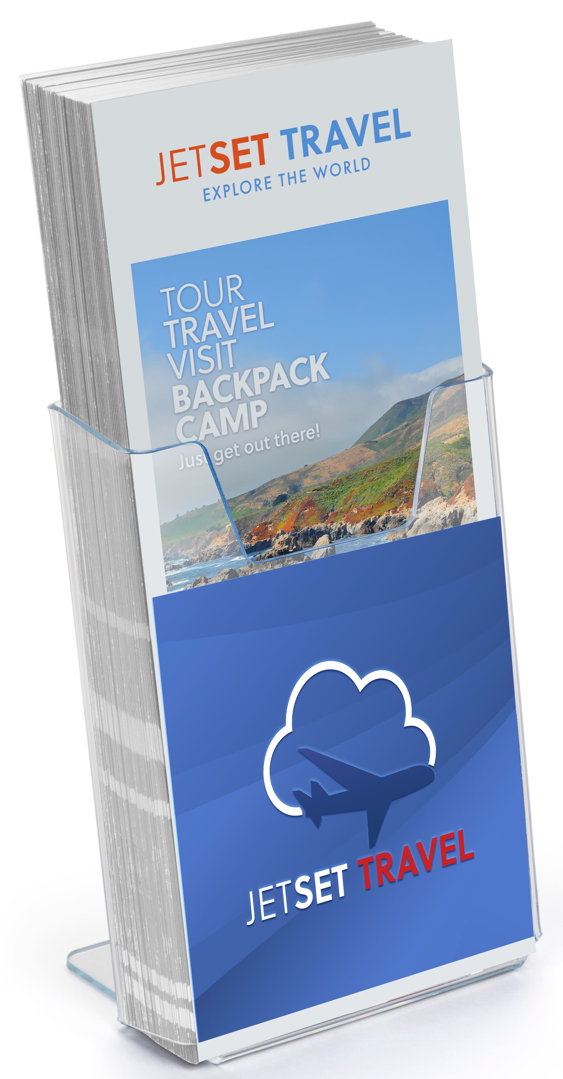UV Printed Brochure Pocket, Acrylic