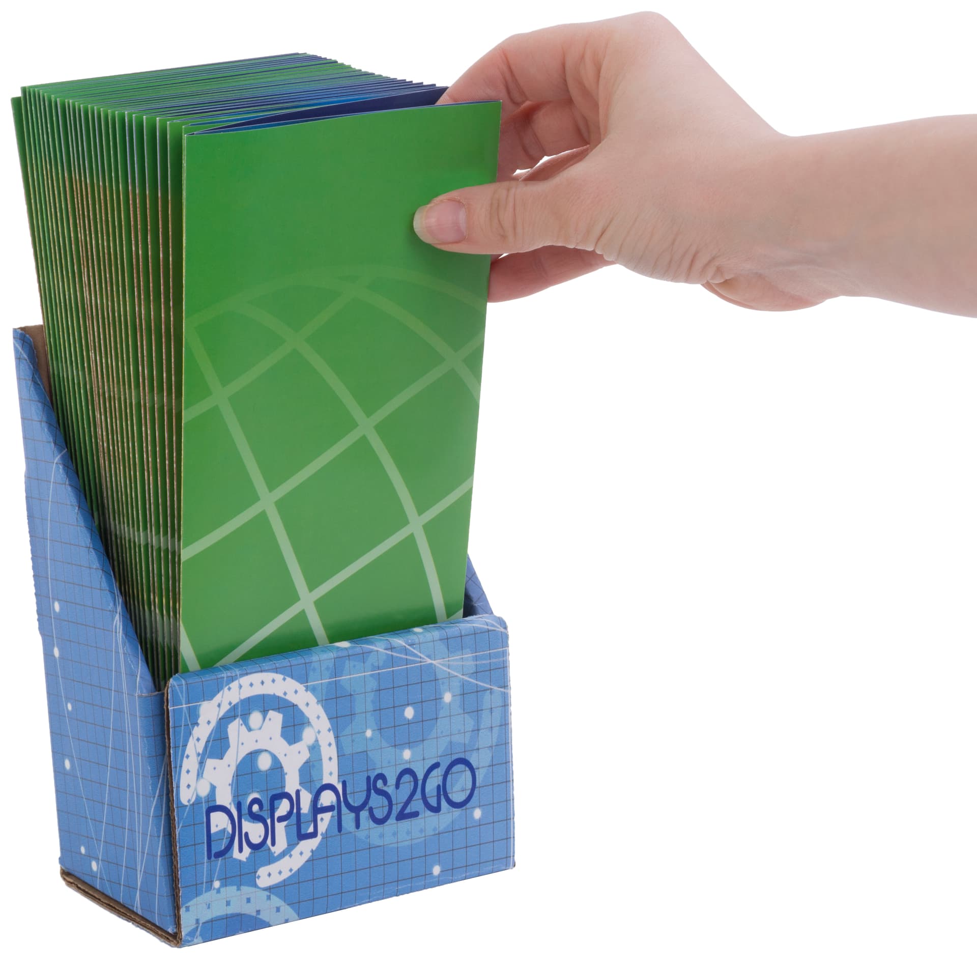 Custom Cardboard Brochure Holder, Full Color