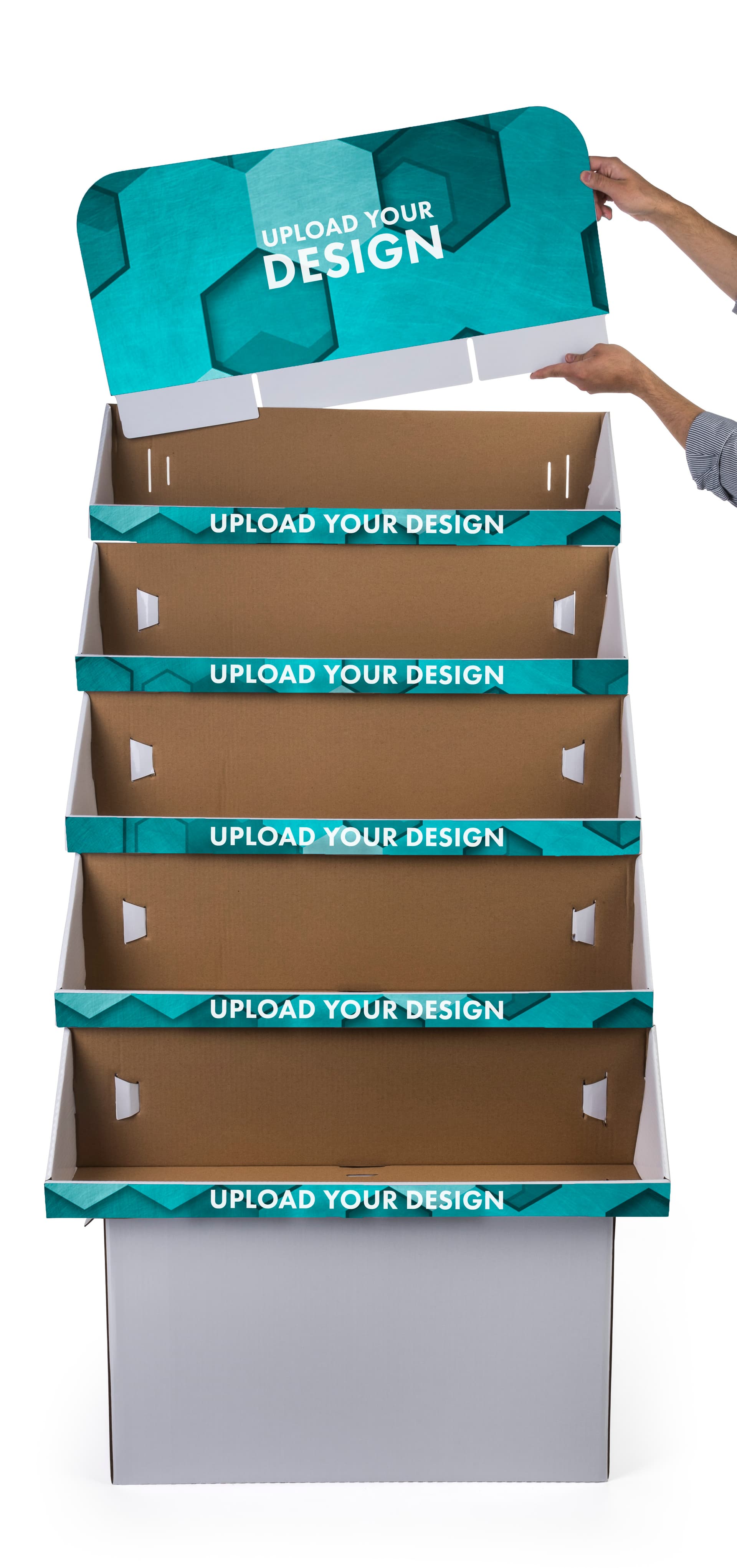 Custom Cardboard Floor Displays for Brand Advertising