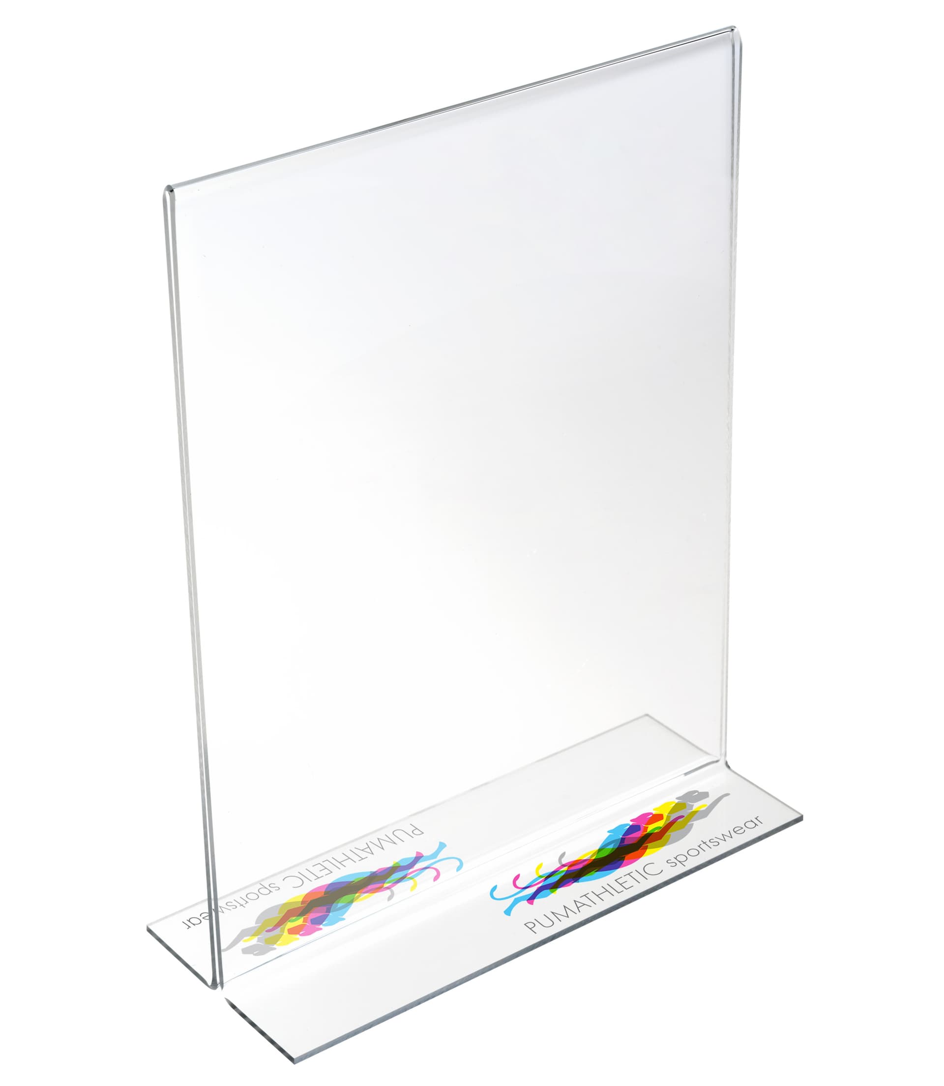 8.5" x 11" Sign Holder with Custom UV Printing