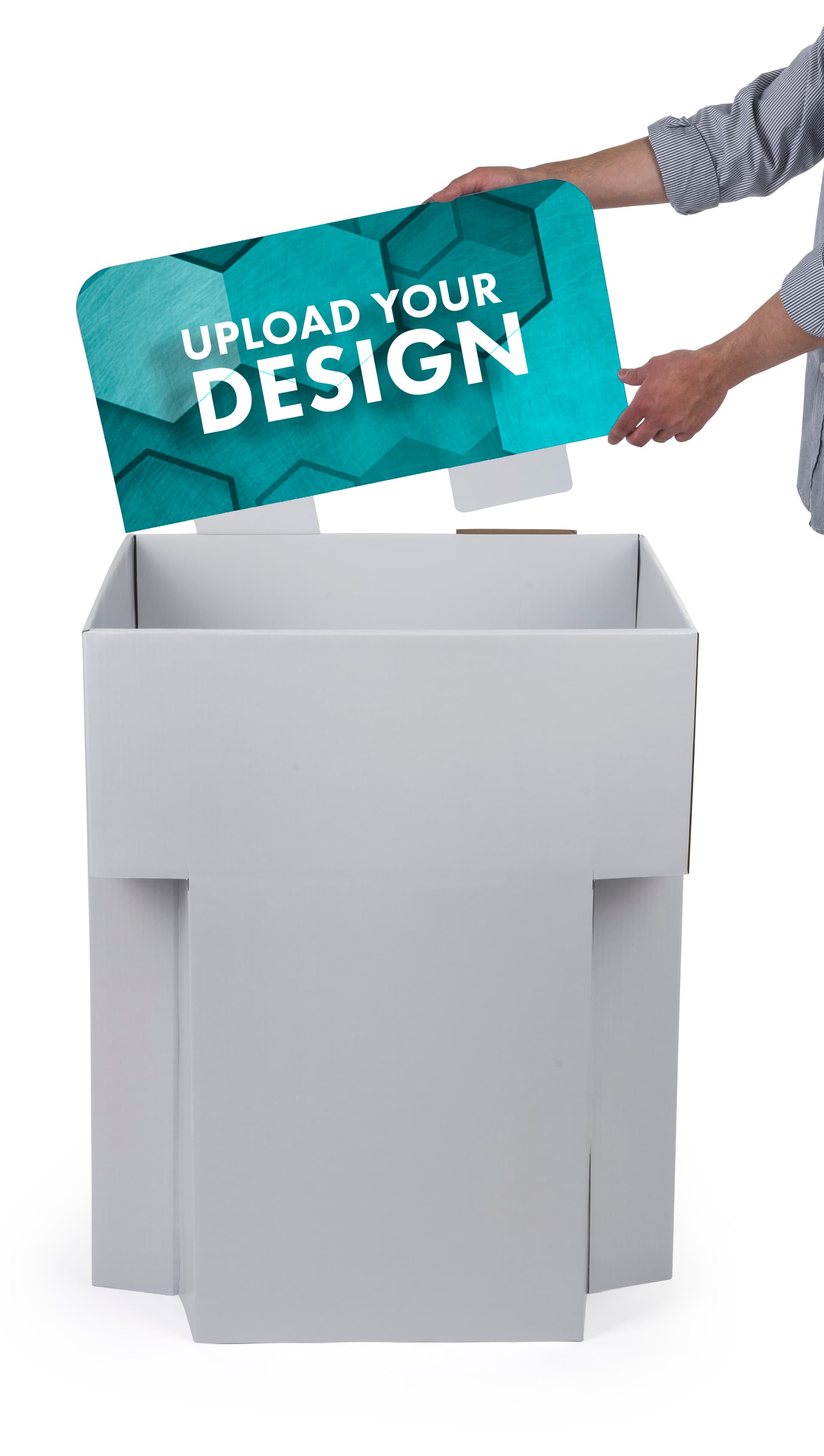 Customized Cardboard Dump Bin Displays for Point of Sale Locations