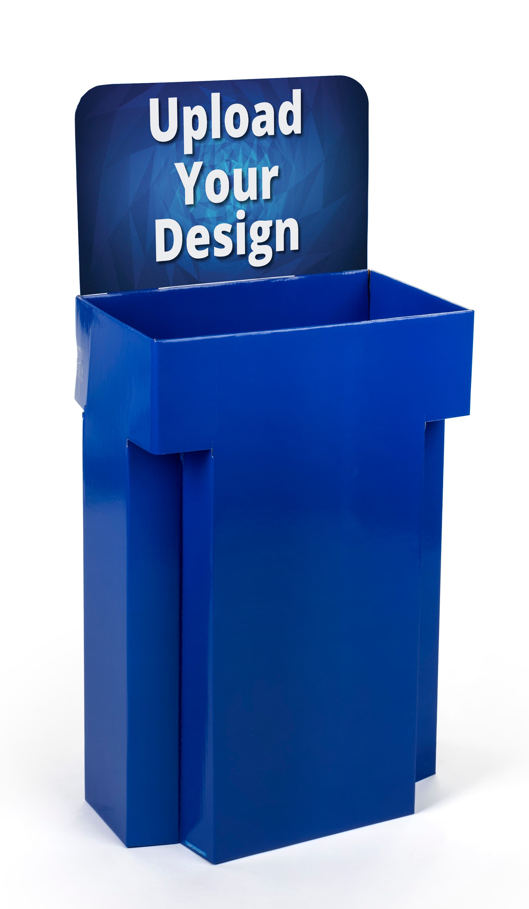 Customized Retail Display Cardboard Bins Includes Printed Graphics