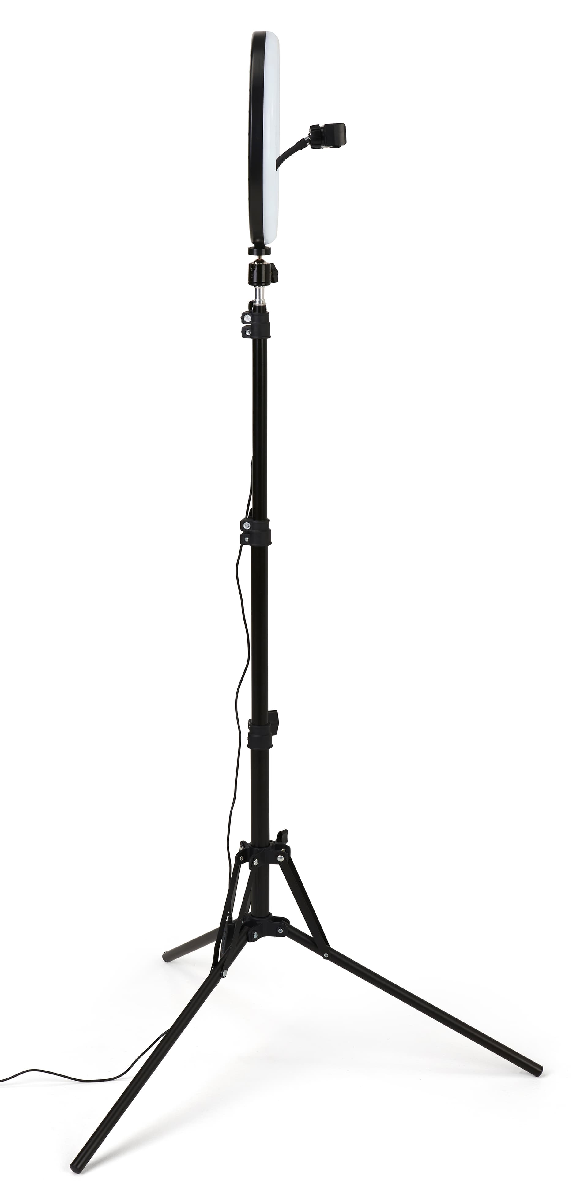 Home vlog studio kit with lilting ring light
