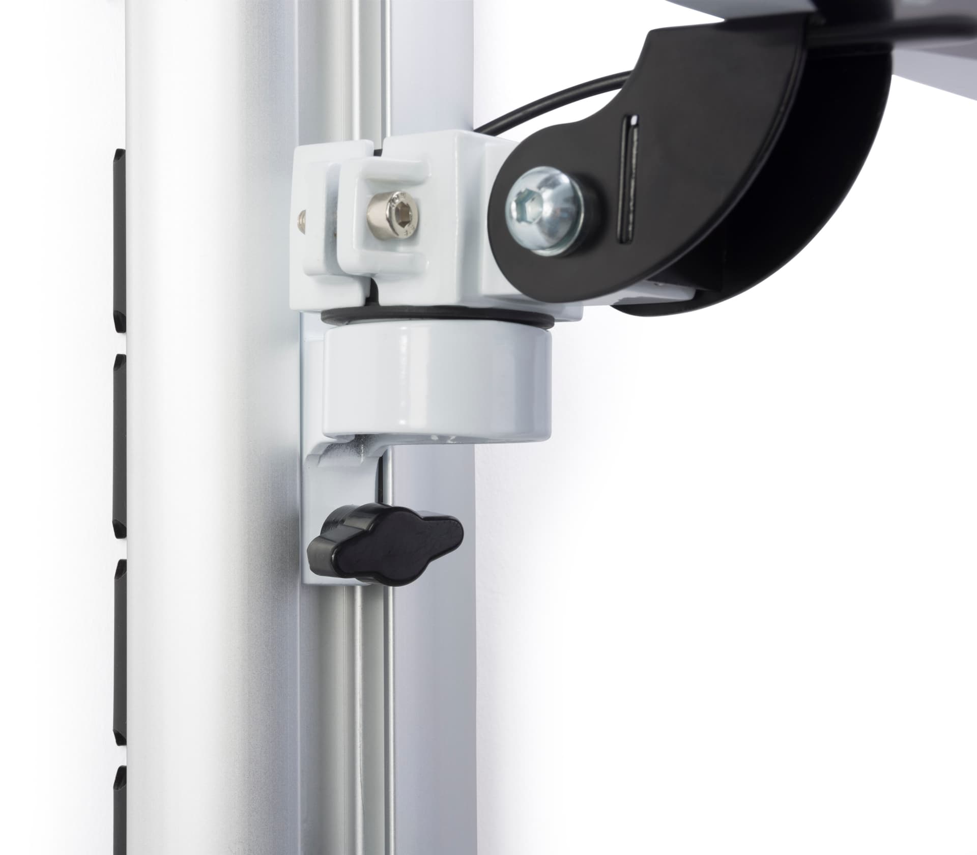 Adjustable Wall Mount Computer Station with Height Fasteners