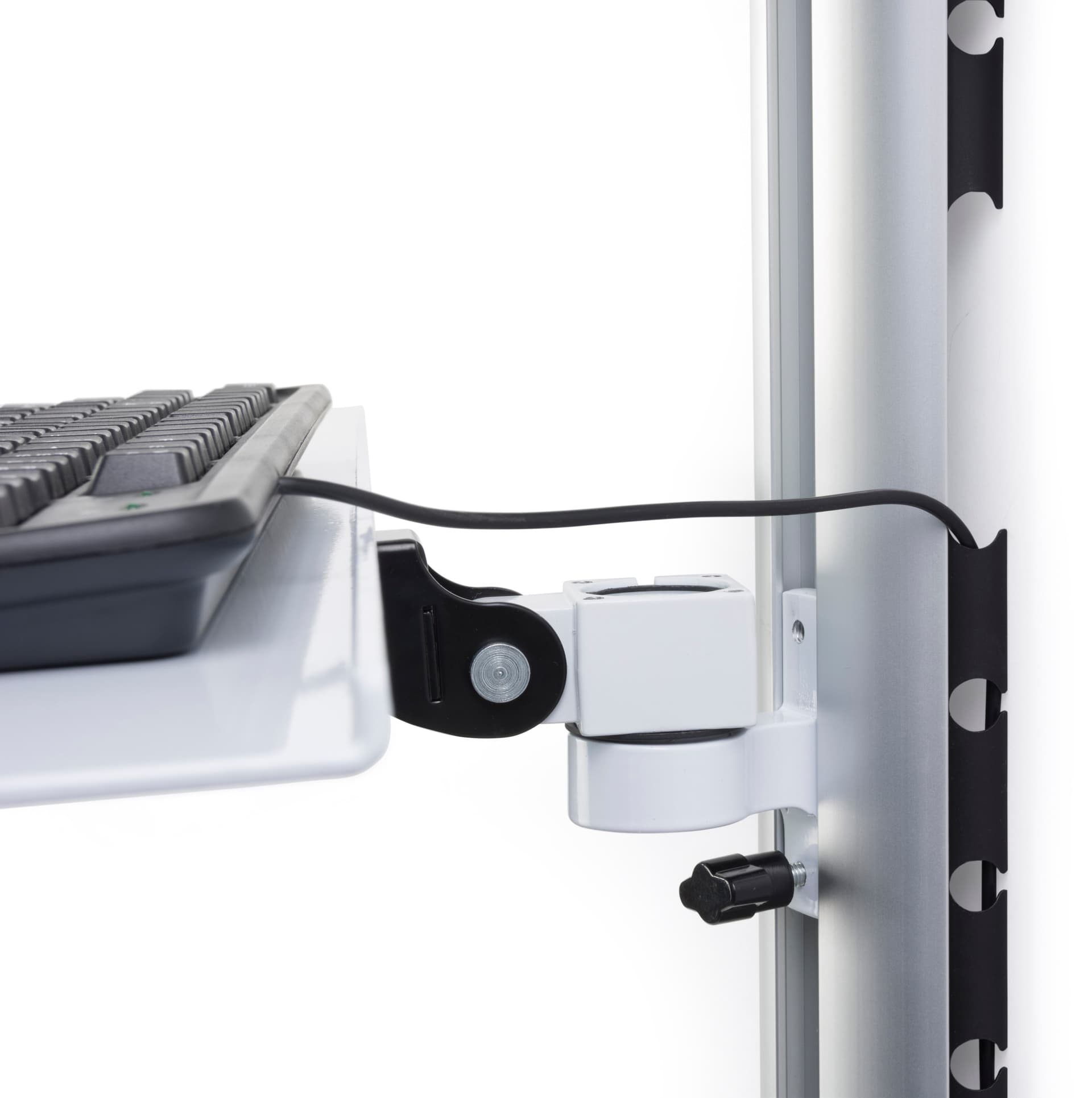 Adjustable Wall Mount Computer Station, 17.6lb Load Capacity