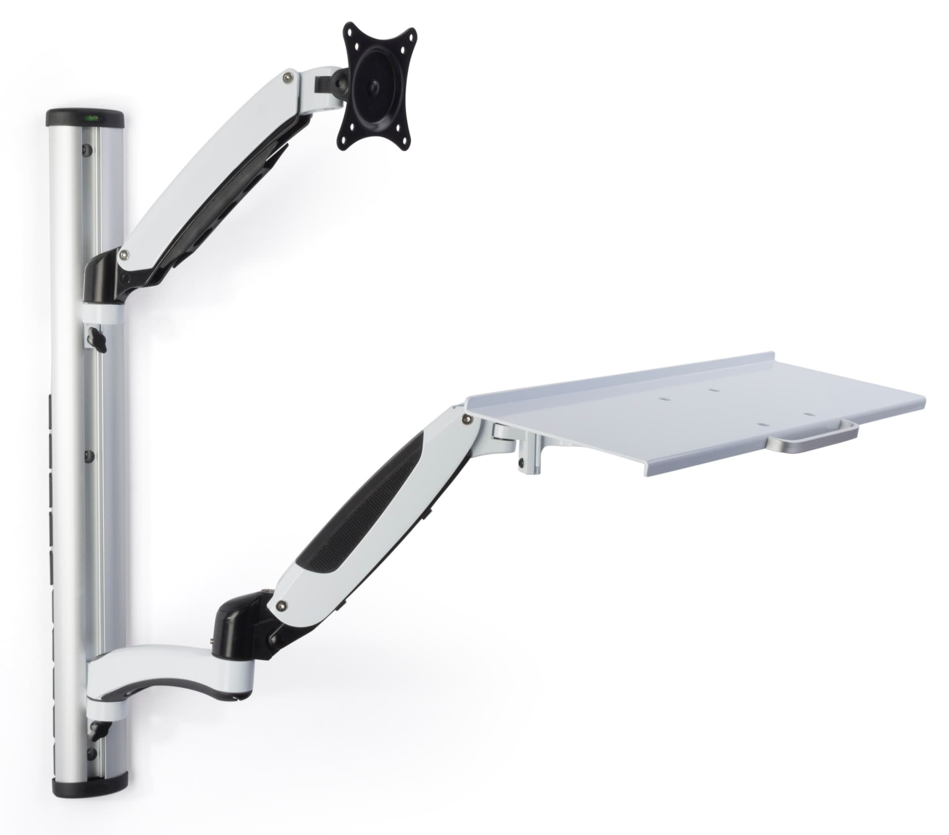 Aluminum Monitor and Keyboard Wall Mount