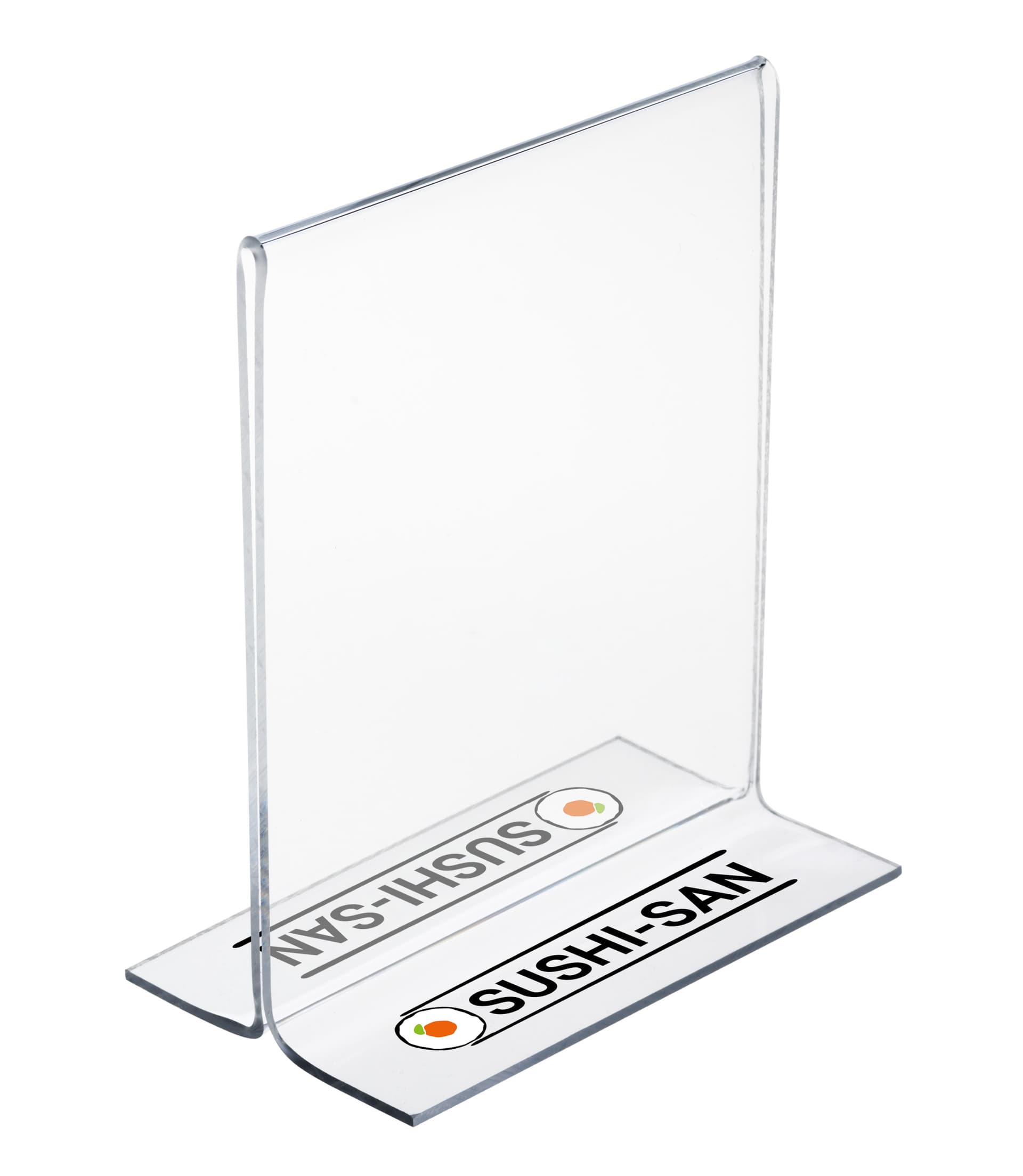 Acrylic Menu Card Holder with Custom UV Printing