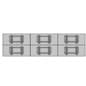 Video Wall Mount for (6) 45" - 70" TV Screens, Tilting Pop-Out Bracket - Black