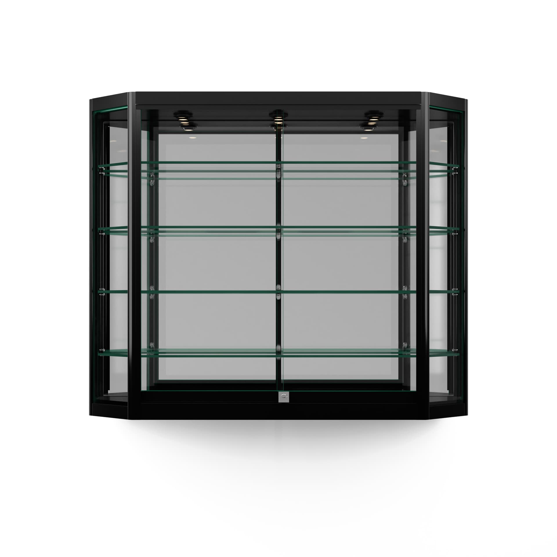 Wall Mounted LED Display Cabinet with 2.5 Watt Bulbs