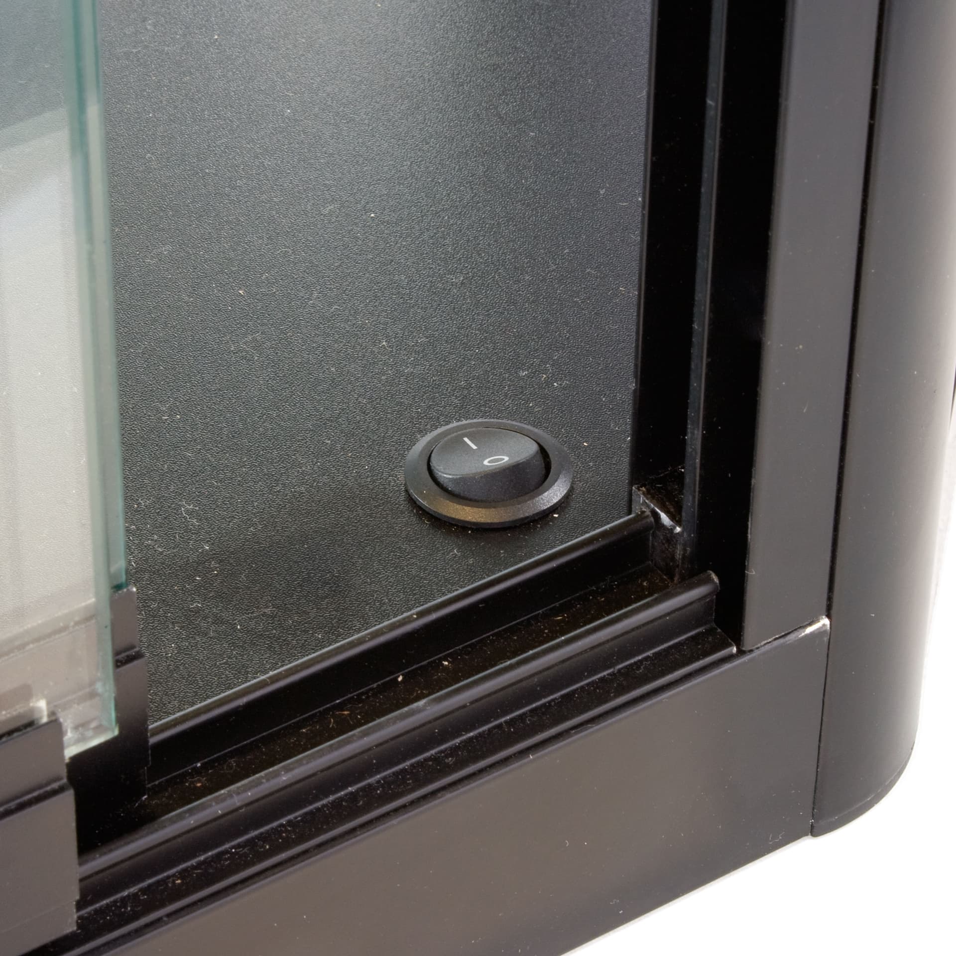 Wall Mounted LED Display Case with Power Switch