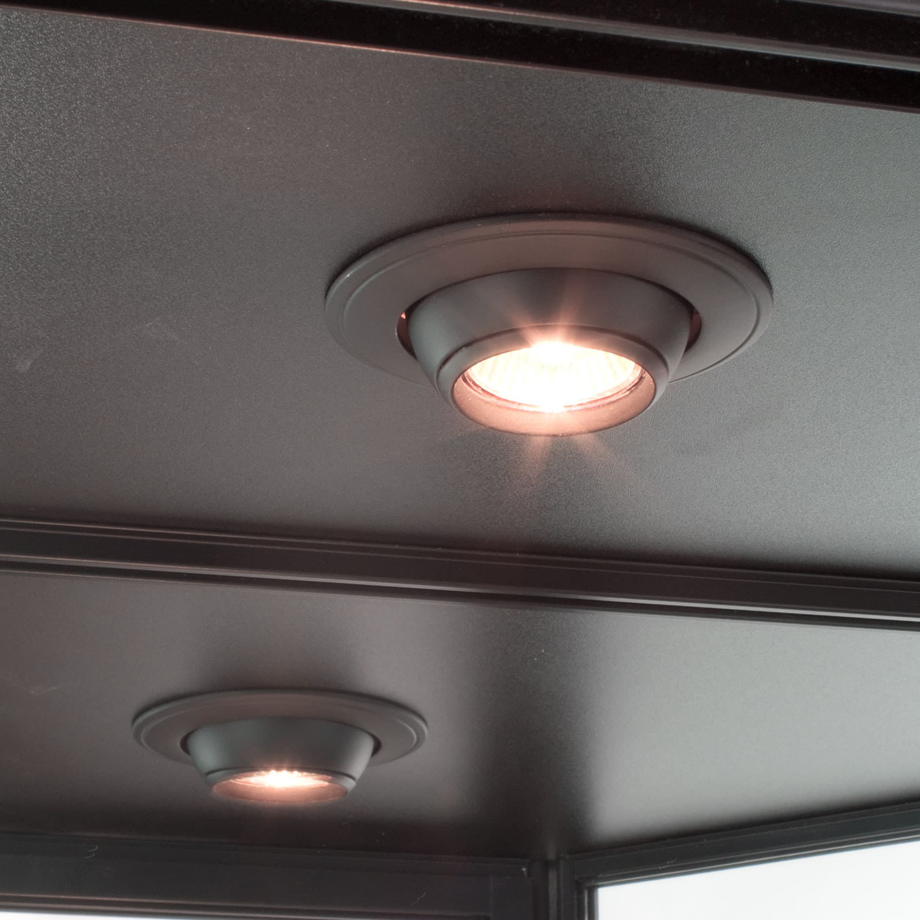Wall Mounted LED Display Case, Efficient Bulbs