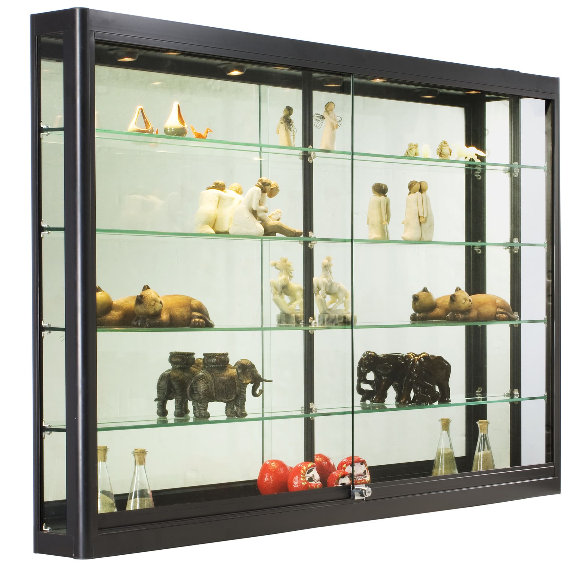 Wall Cabinet Is 5FT. Wide For Displaying Jewelry And More