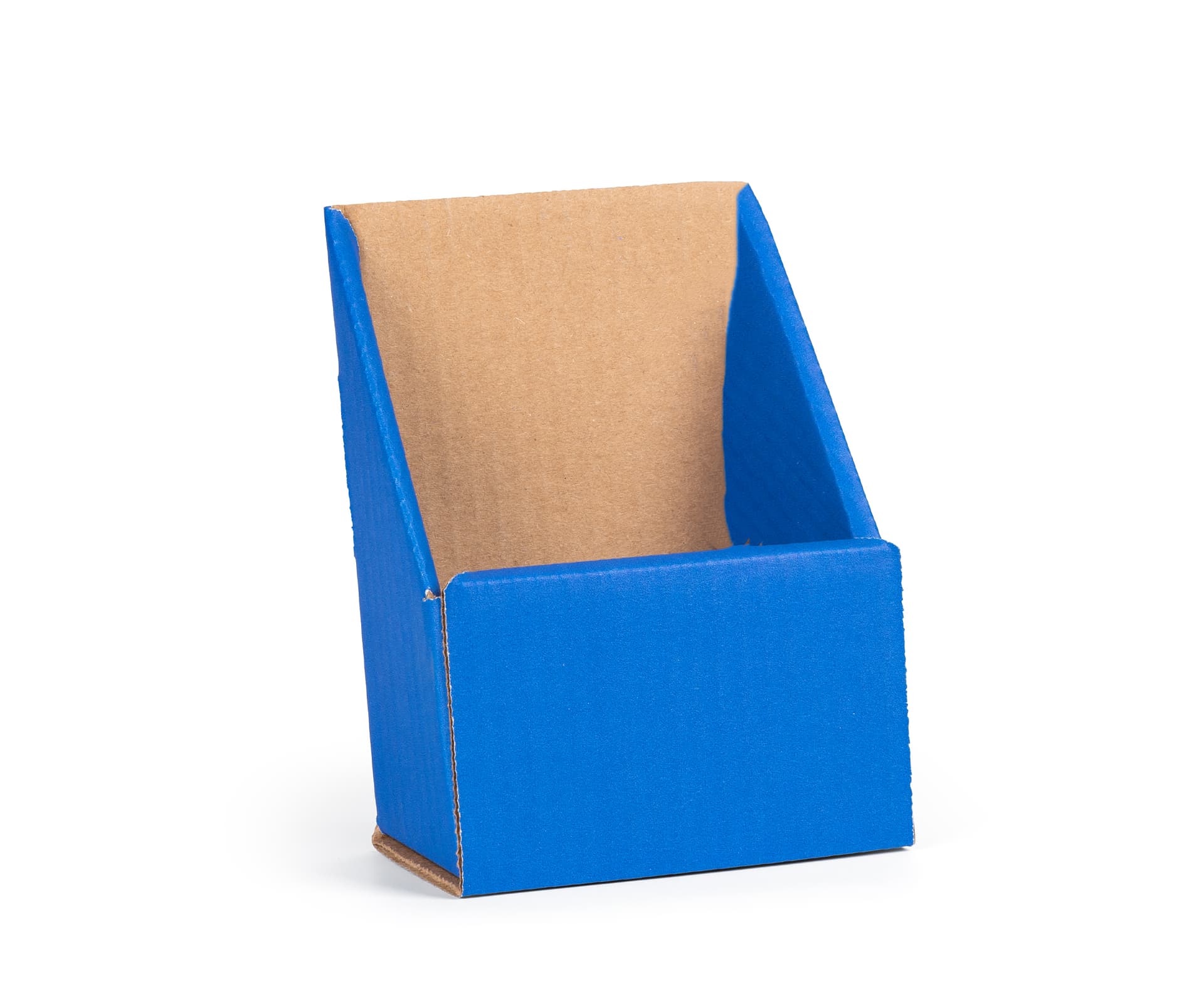 BlueTri Fold Cardboard Brochure Holder
