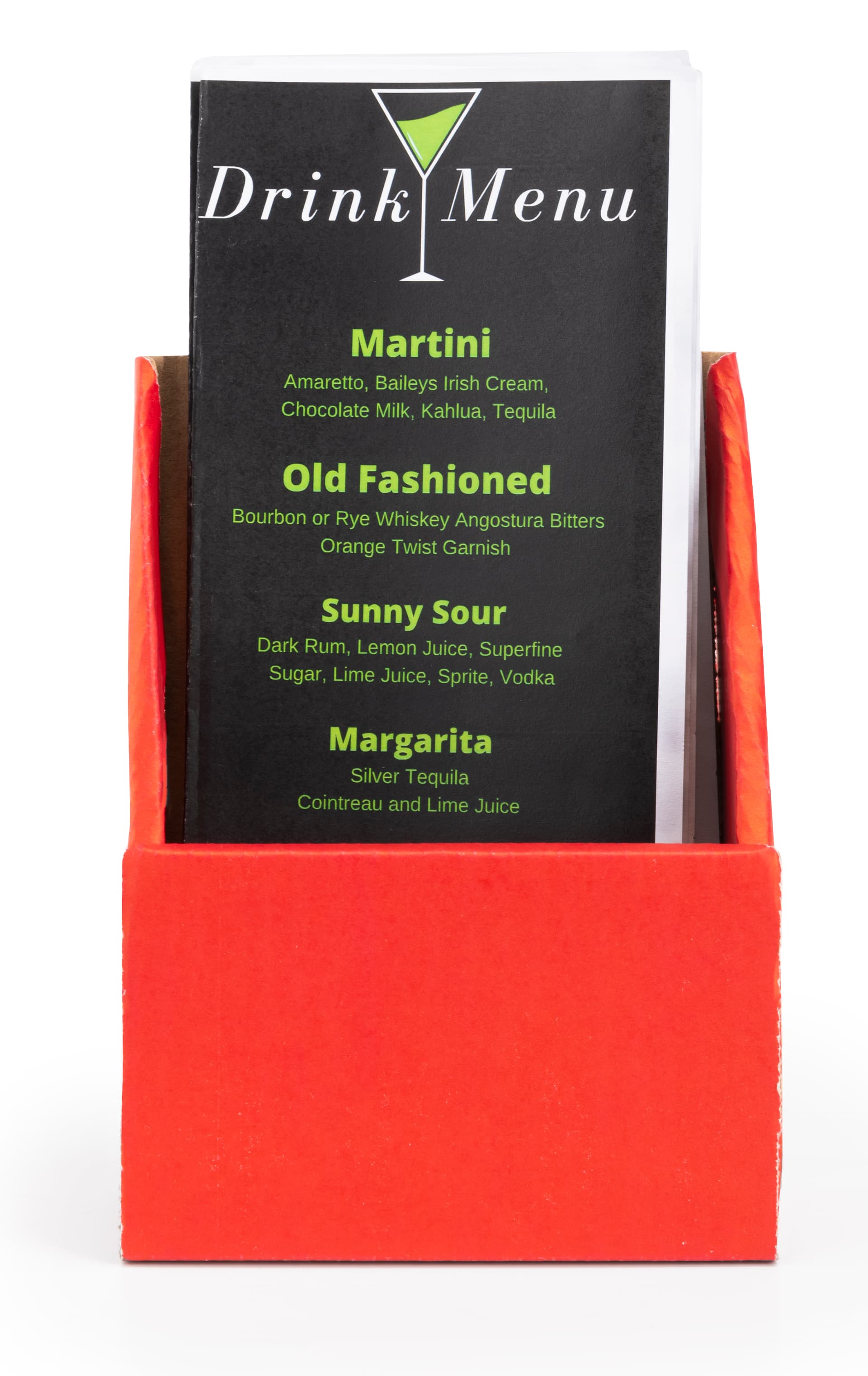Throw-away cardboard brochure holders