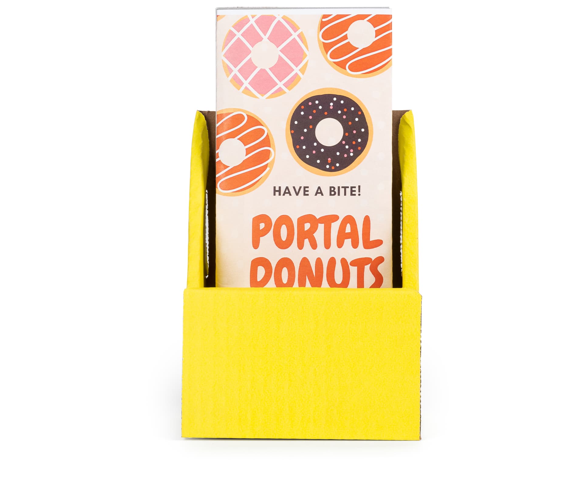Countertop cardboard brochure holders