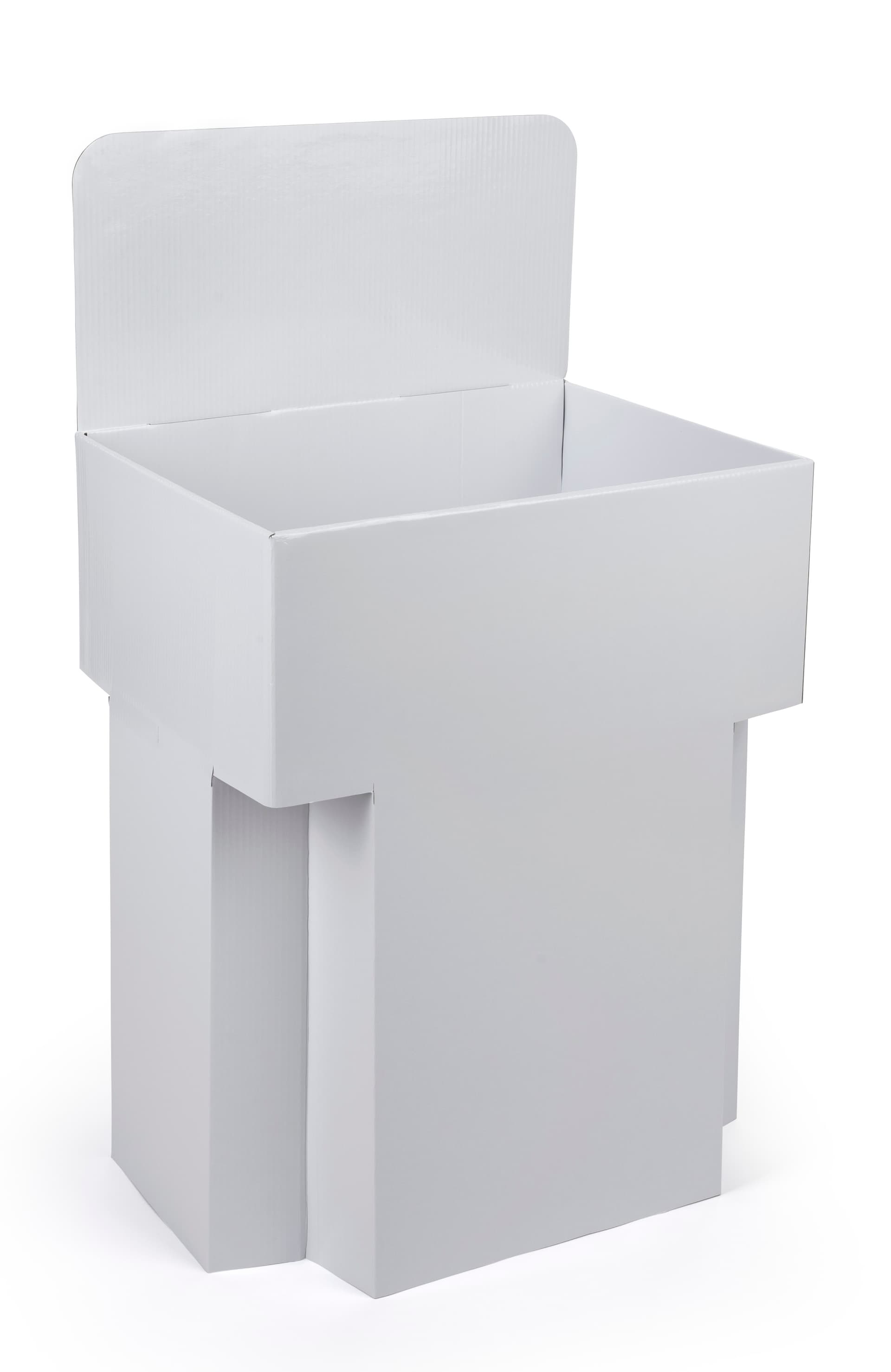 Display Bins with Removable Header