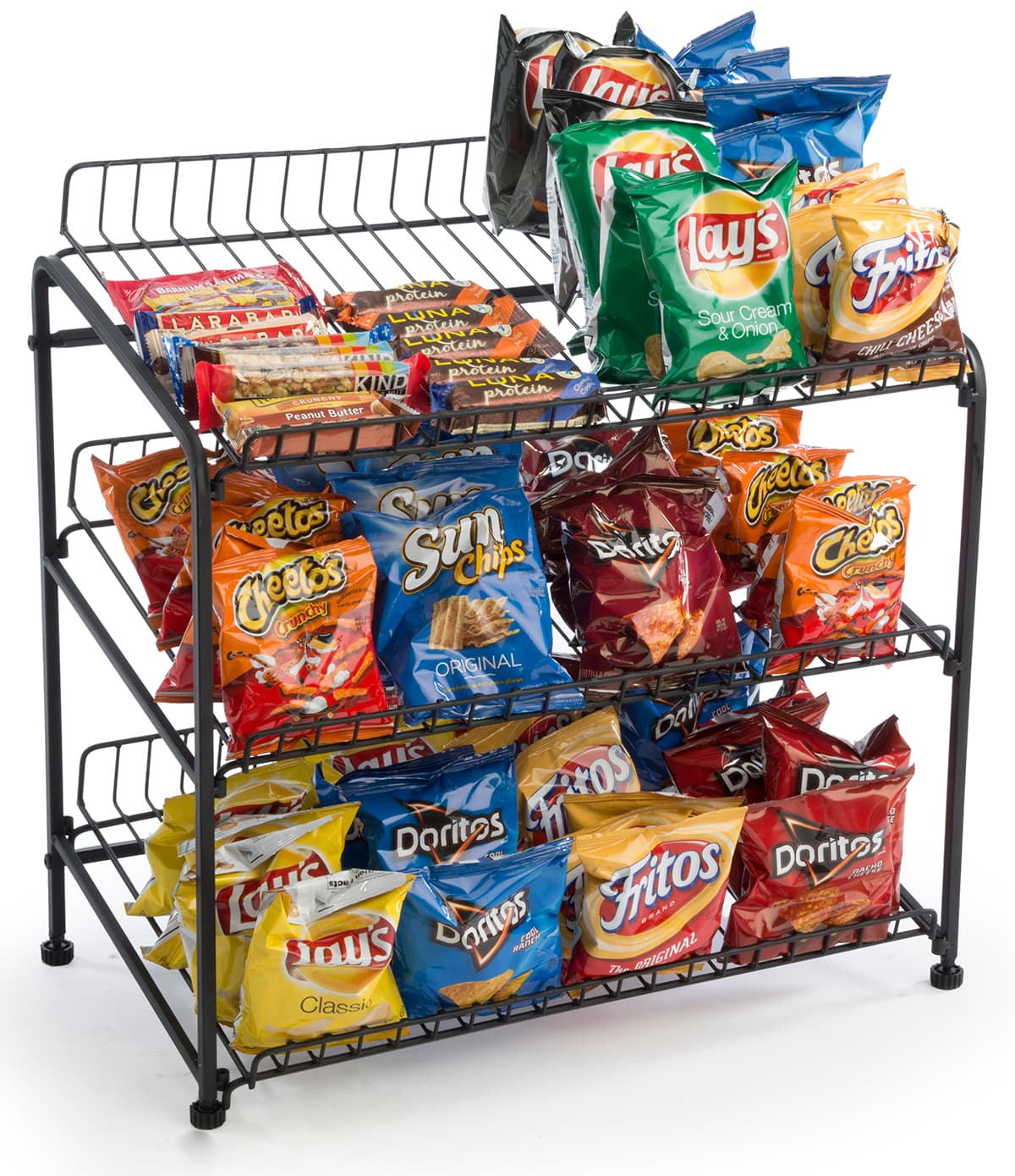 Wire countertop display rack 