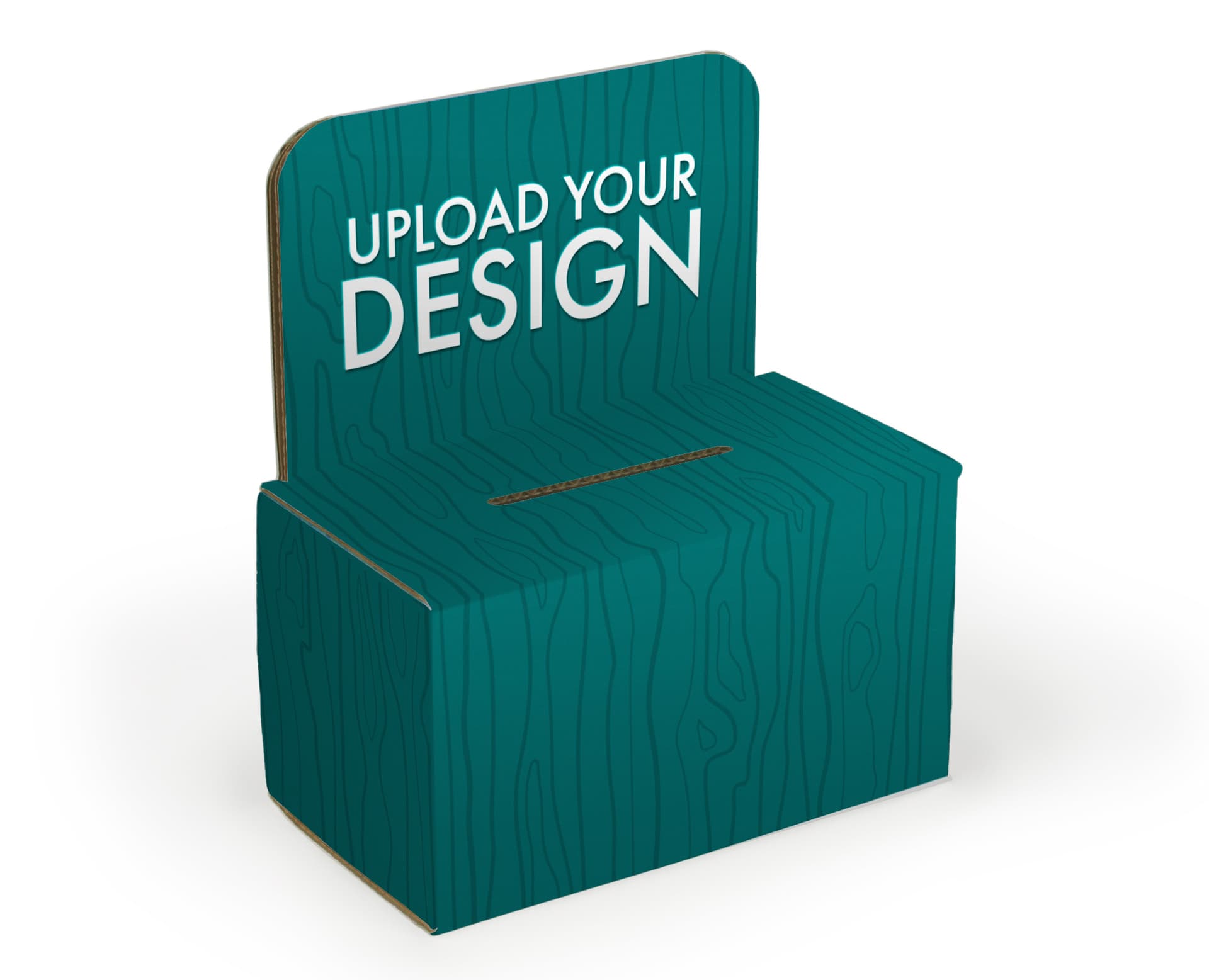 Custom raffle ticket box with header