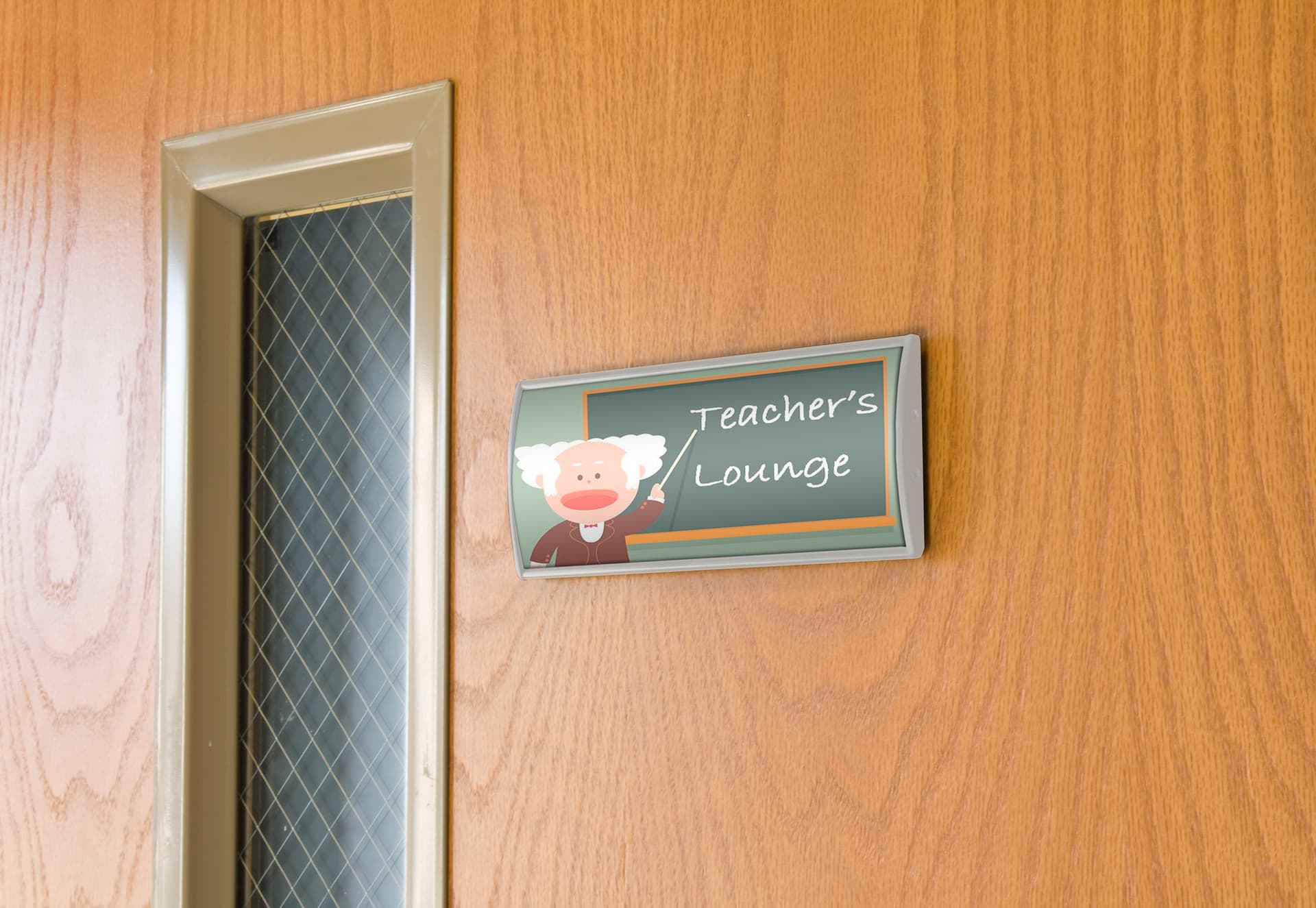Wall Sign That Gives Direction