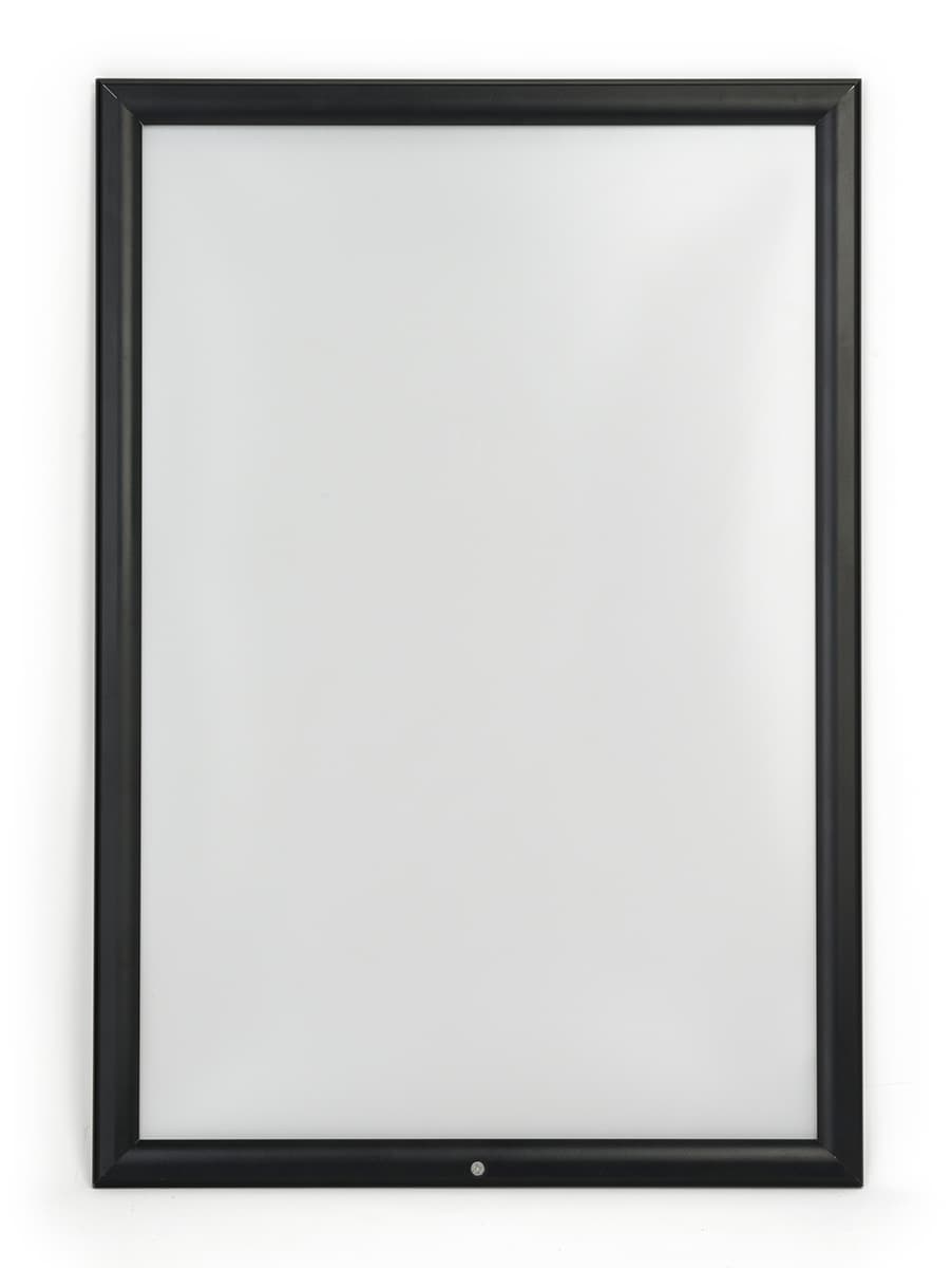 Aluminum 20 x 30 black weather resistant snap frame