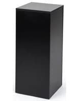 Black Cube Pedestal Display