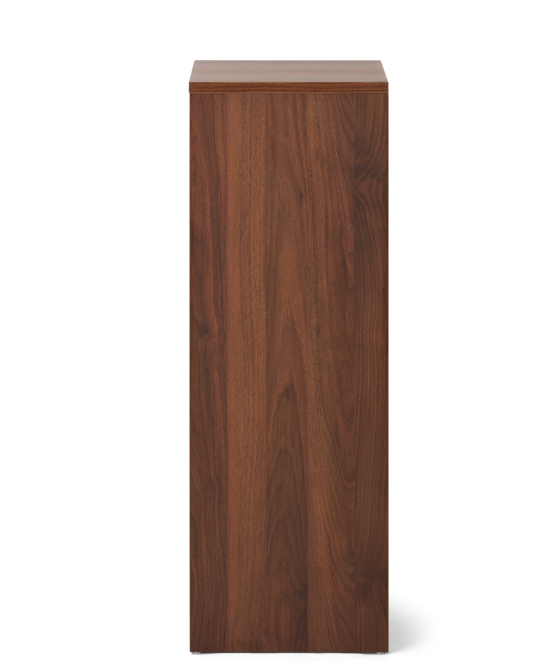 Display riser stand with wood grain finish