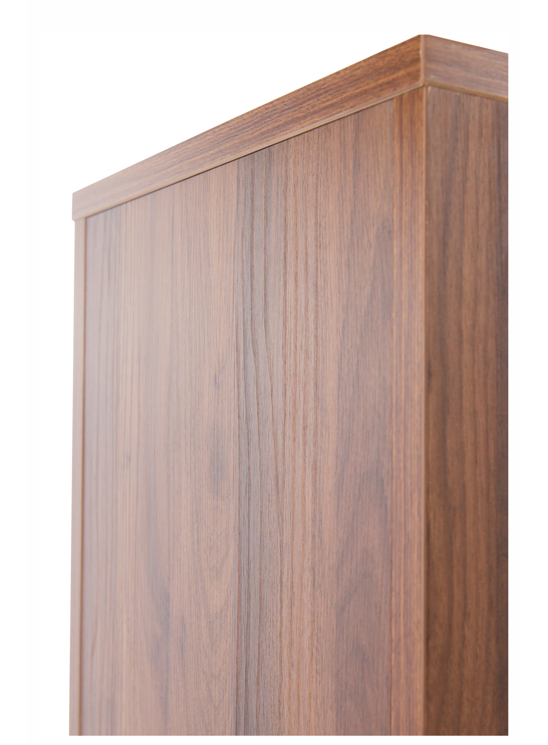 Display riser stand with wood grain texture