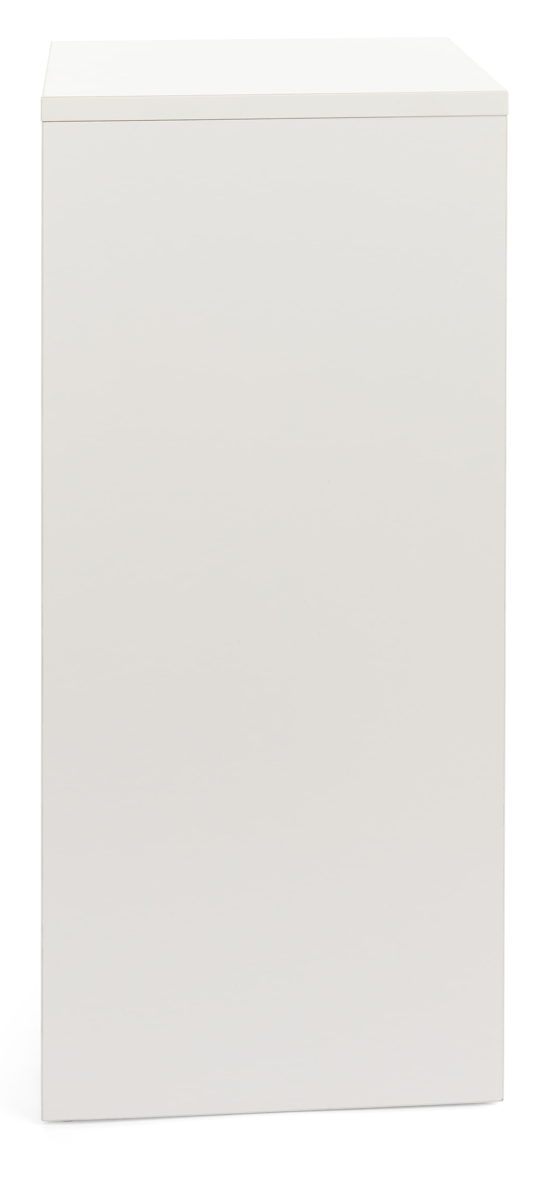 White Display Cube with Hollow Center