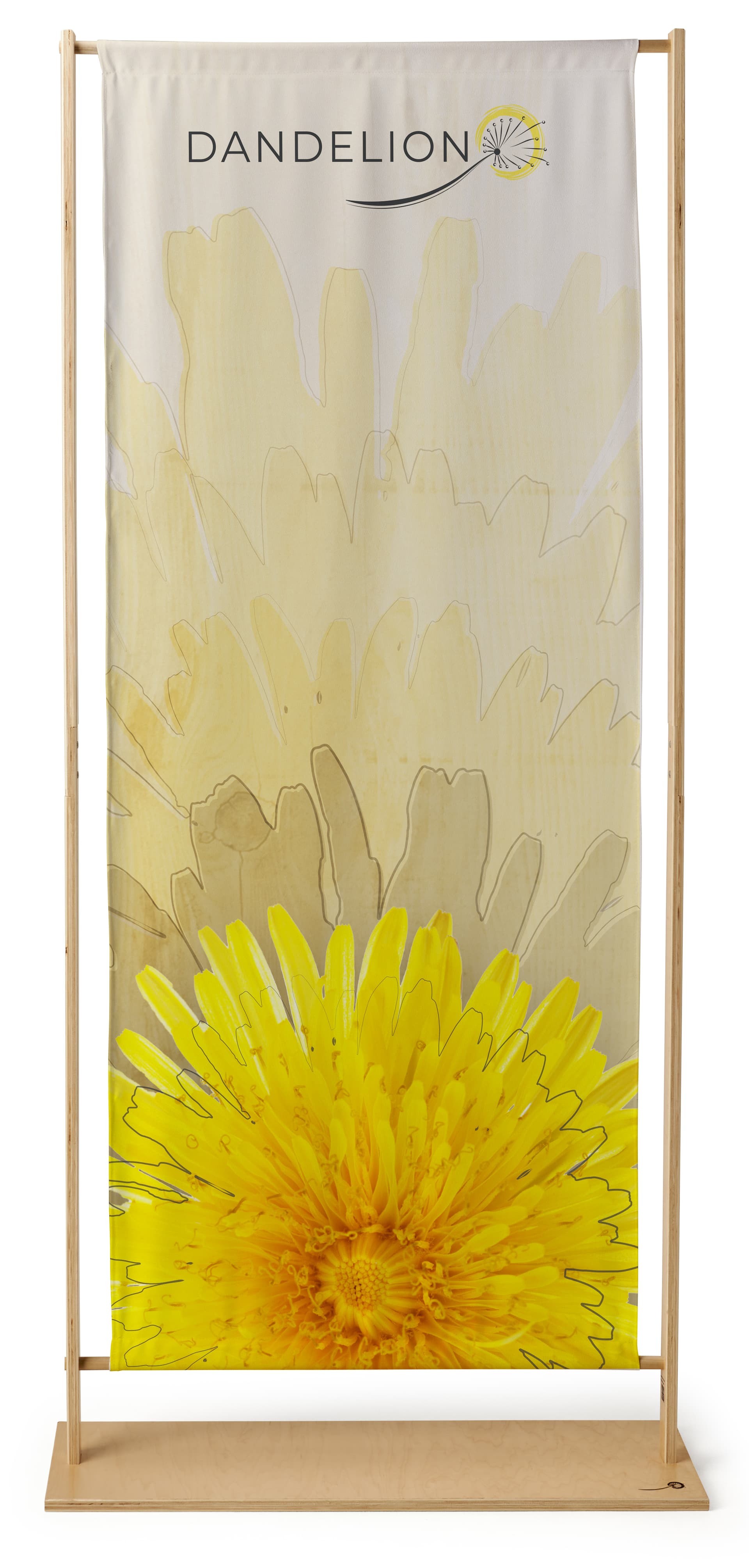 Eco friendly banner stand with full color printing 