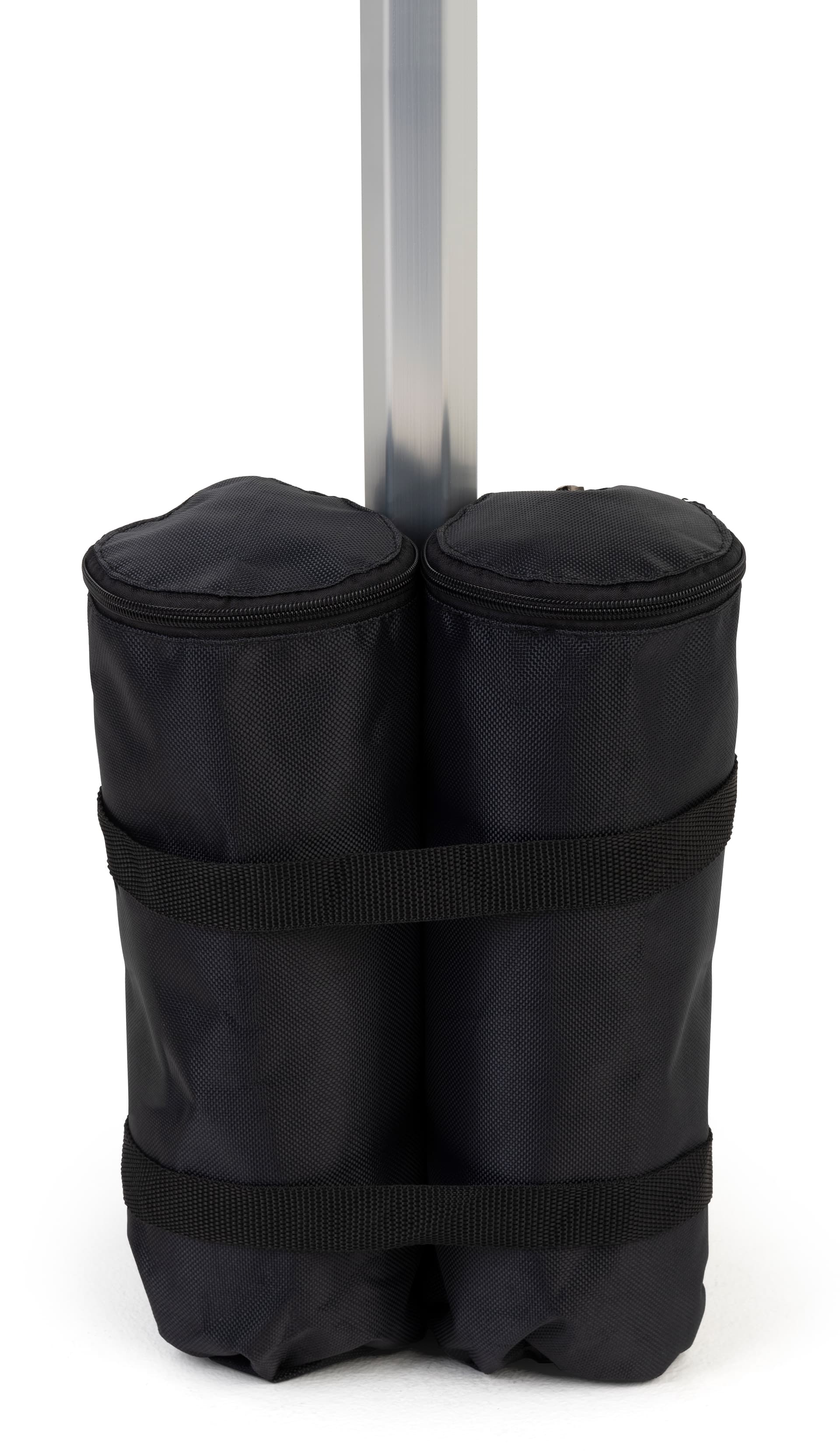 Sandbags for pop up tents secures around leg