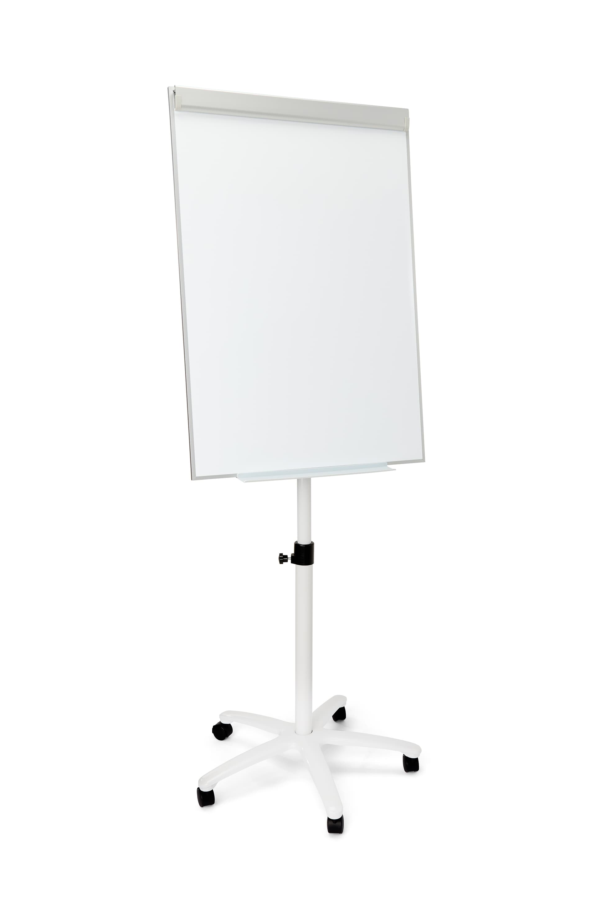 Mobile dry erase board with stain and dent resistant surface